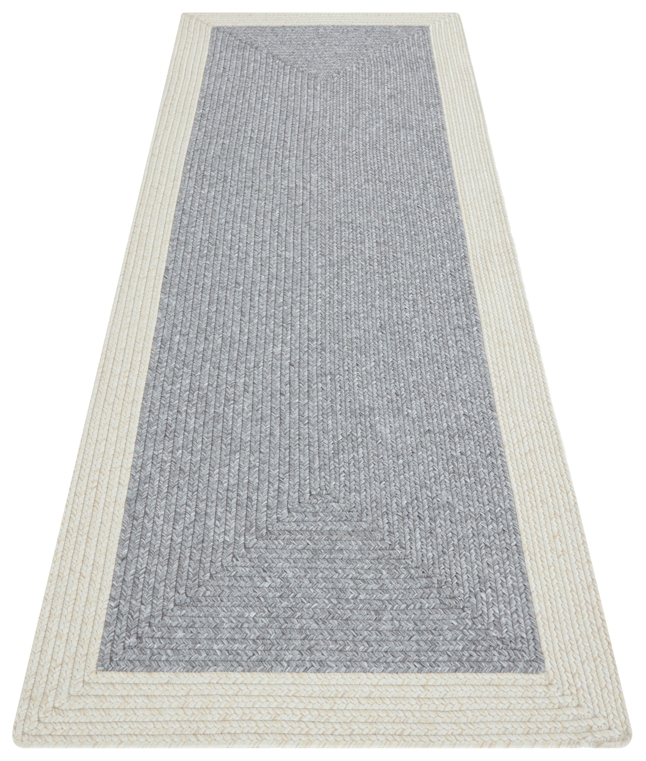 NORTHRUGS Teppich »Trenzado«, rechteckig, 10 mm Höhe, In- & Outdoor, Handmade-Look, Läufer, Wetterfest, Balkon, Wohnzimmer