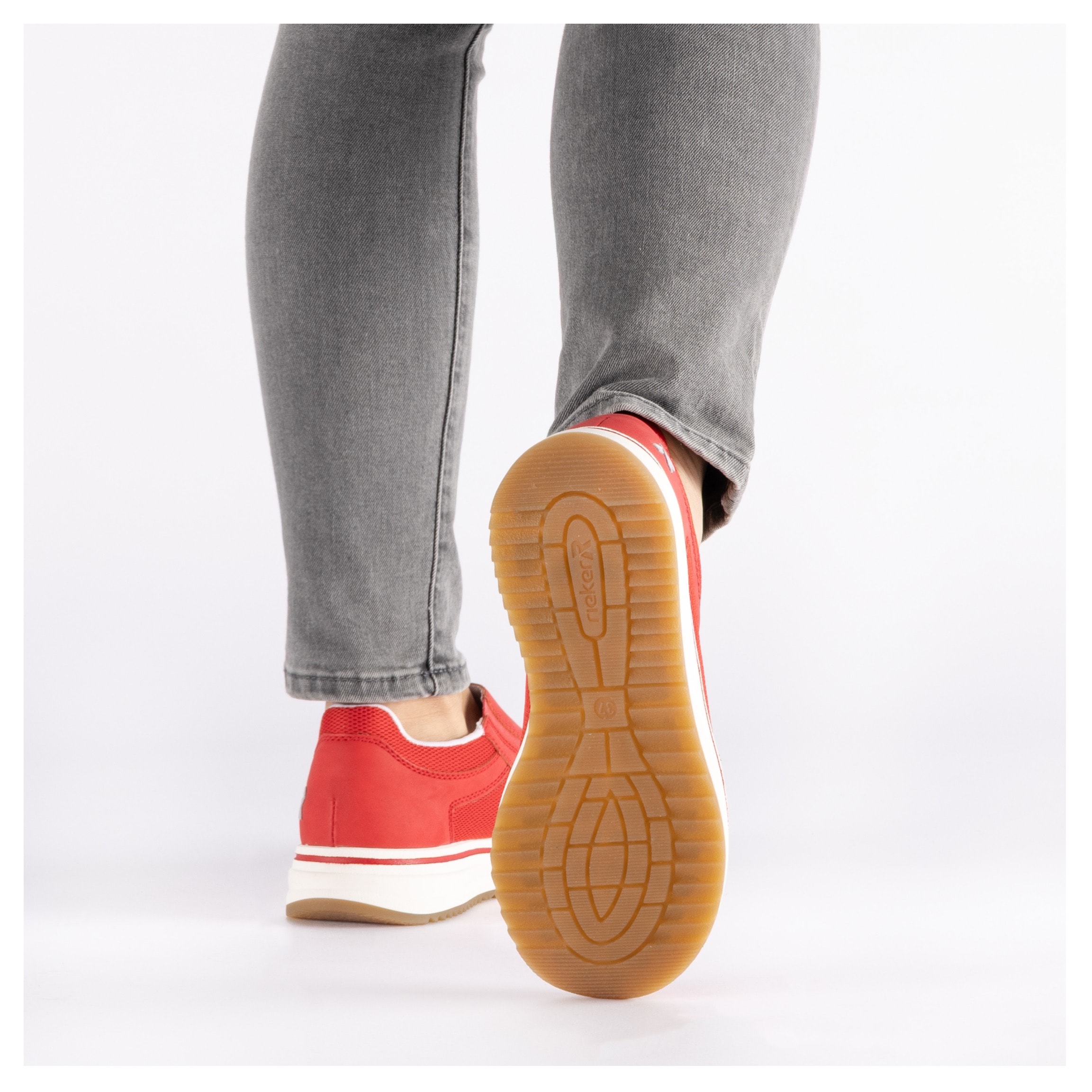 Rieker Slipper  Sneaker à enfiler, chaussure basse, chaussure décontractée avec fermeture éclair