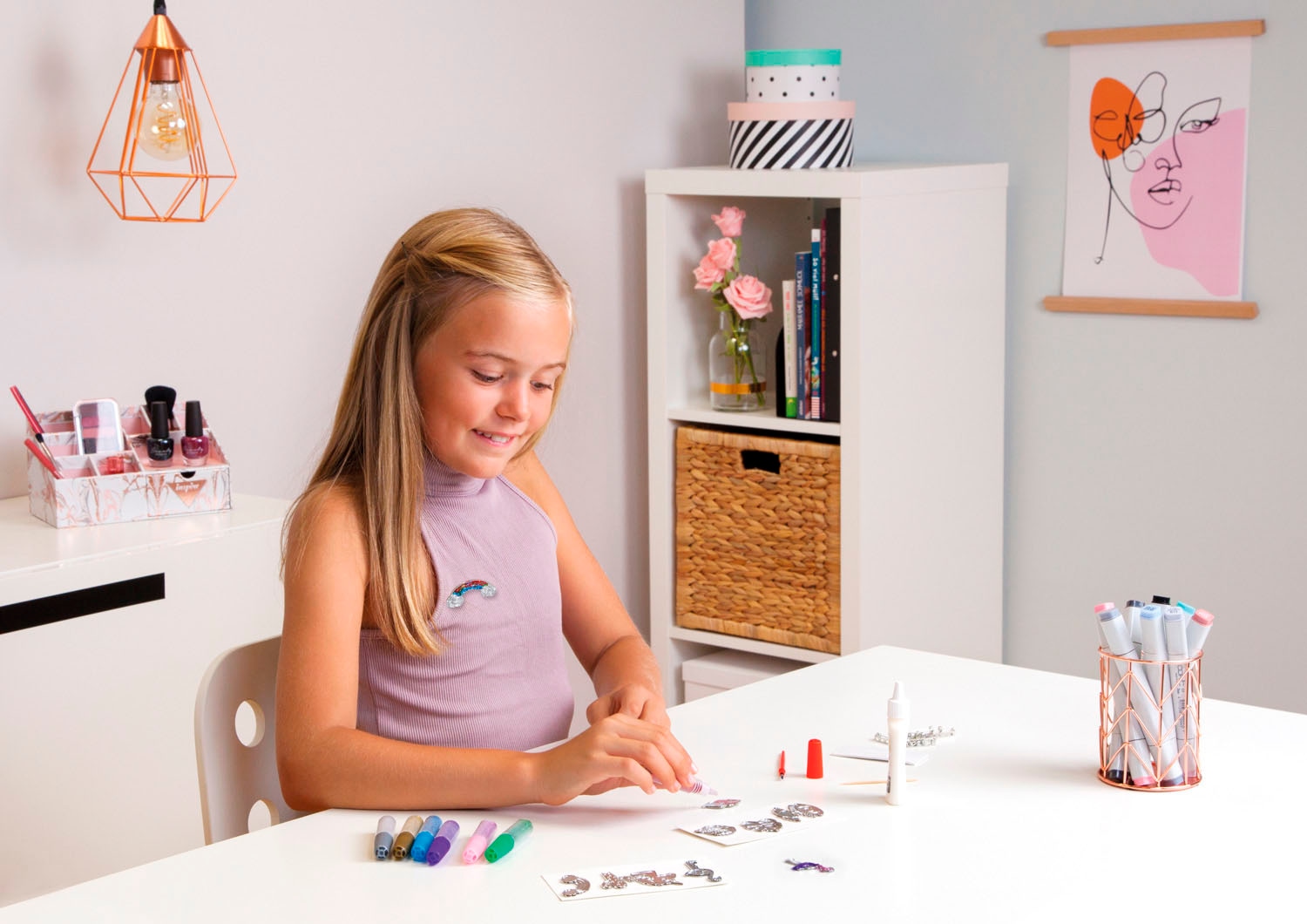 Lena® Kreativset »Metal Sparkling Pin«