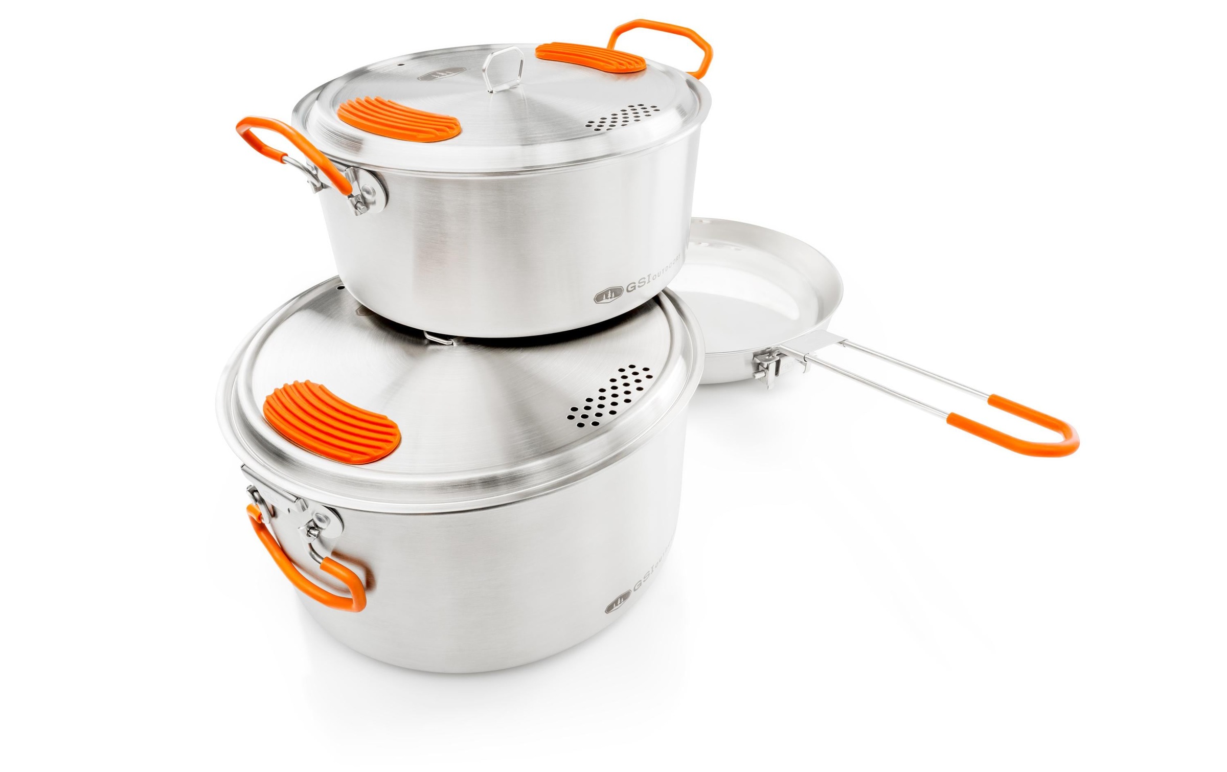 Image of GSI OUTDOORS Geschirr-Set "Glacier Stainless Base Camper Medium"