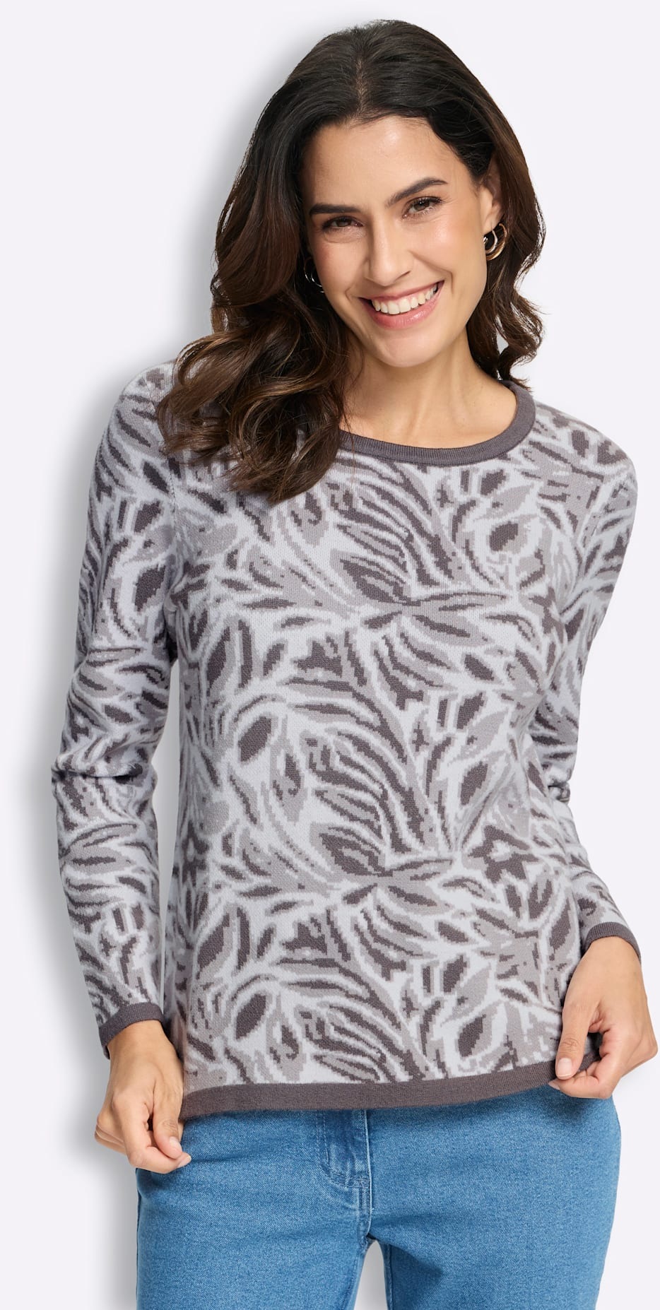 Inspirationen Jacquardpullover "Jacquard-Pullover"