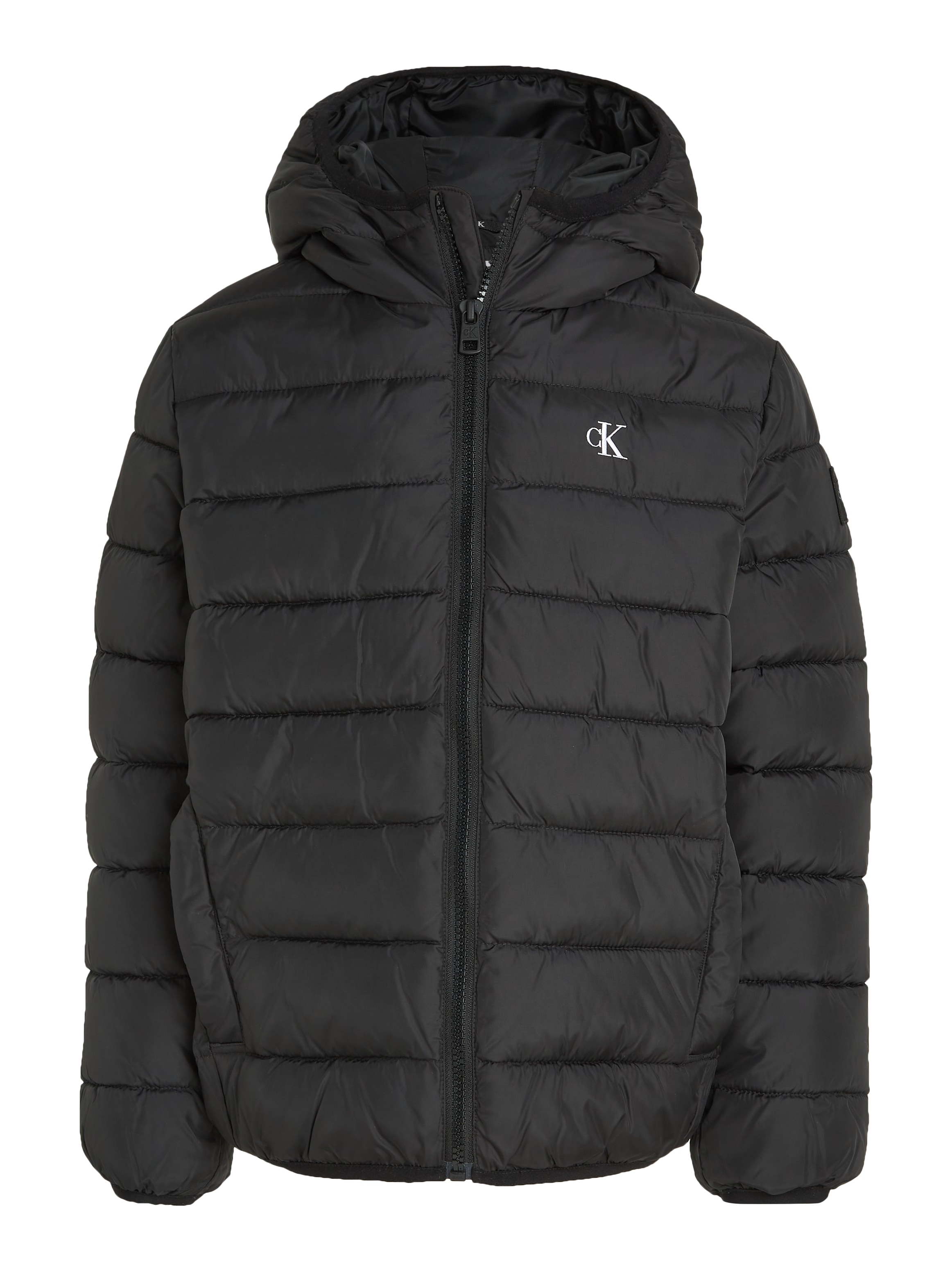 Calvin Klein Jeans Steppjacke »INST. LOGO LIGHT PADDED JACKET«, mit Kapuze, für Kinder bis 16 Jahre