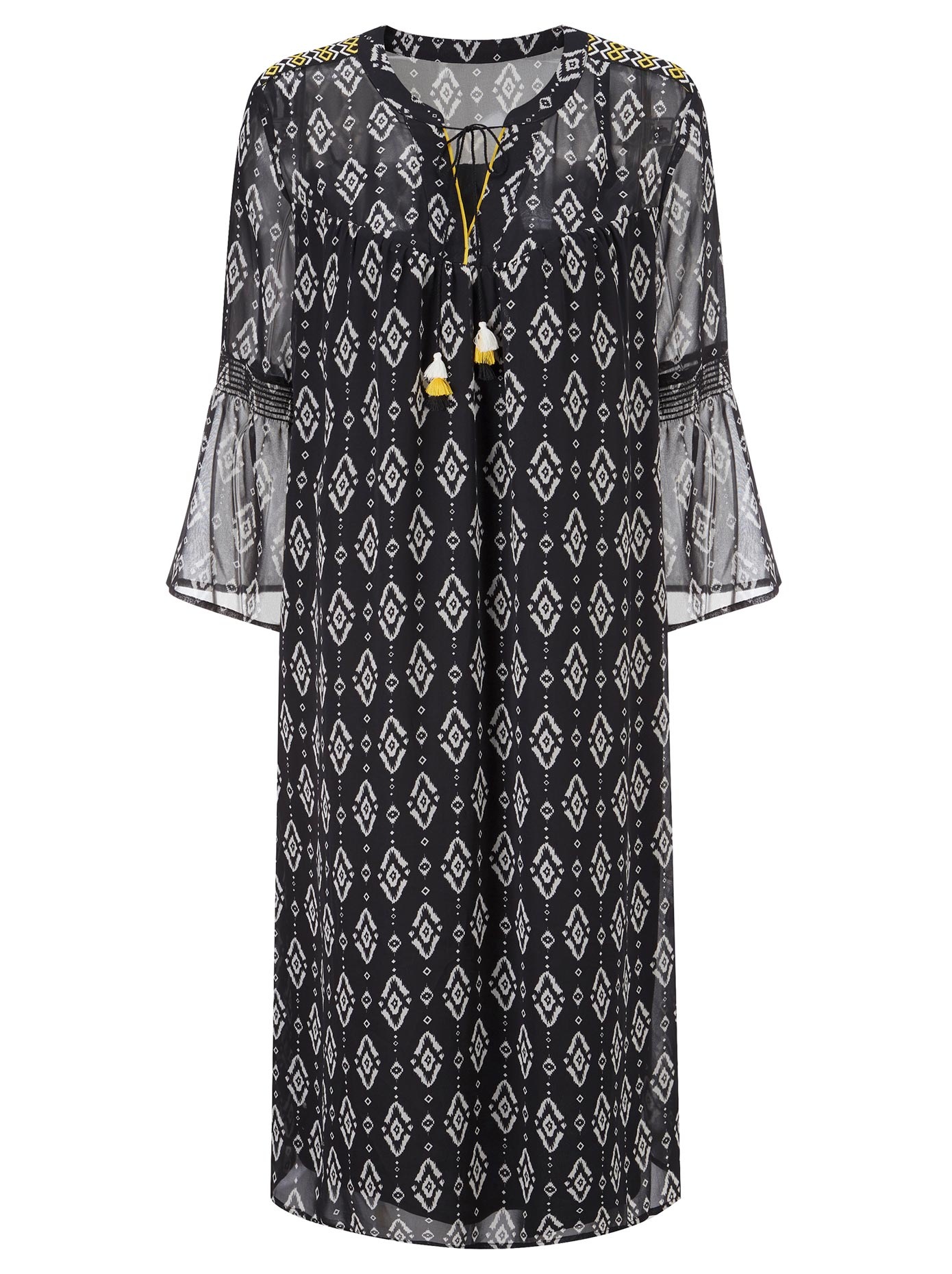 Classic Inspirationen Kleid in duftiger Chiffon-Qualität