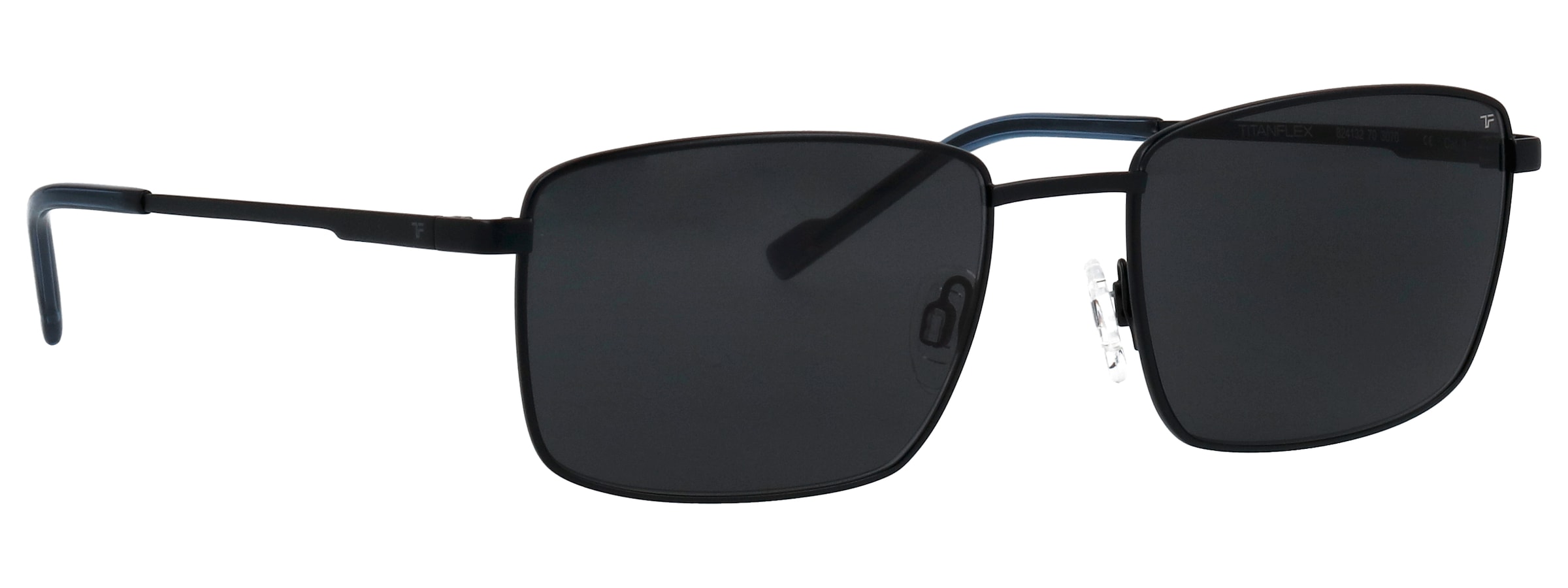 TITANflex Lunettes de soleil »Modell 824132« Form Karree/Eckig, Logoschriftzug auf Bügel, Titanflexfassung