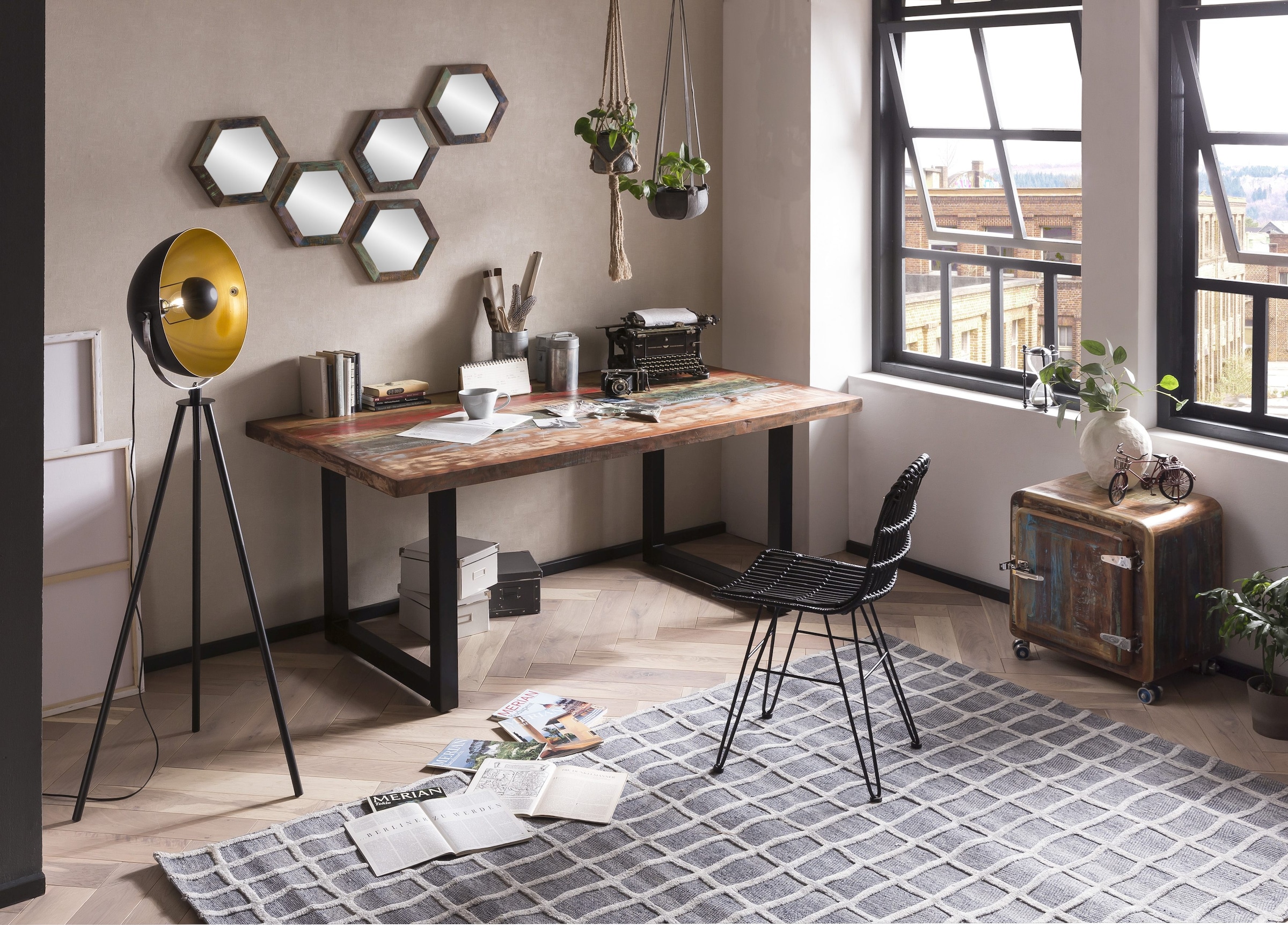 SIT Tischbein 1 Stk. tlg. modernes Kufen-Gestell