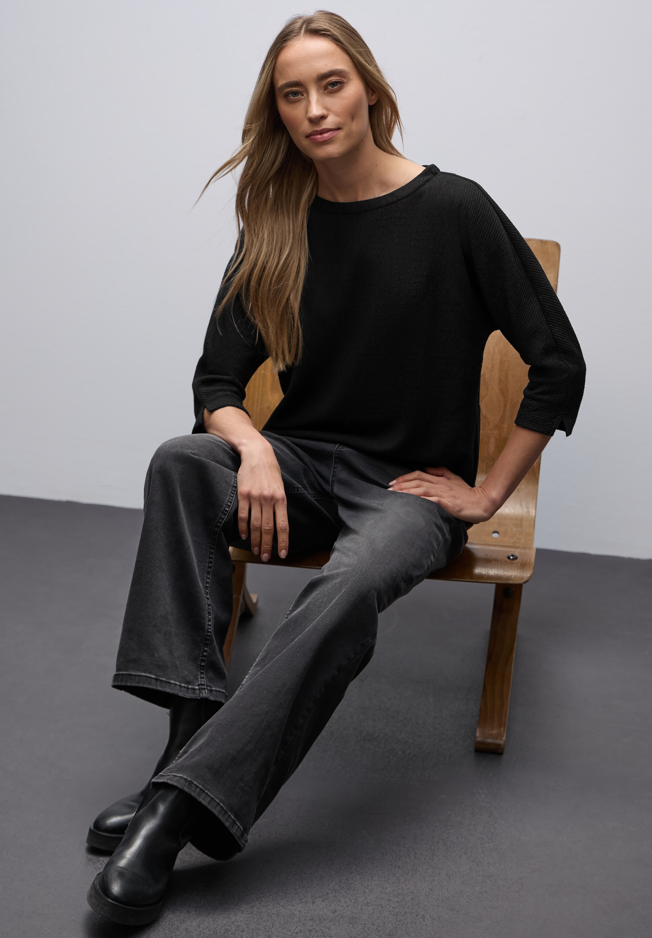 STREET ONE T-shirt à manches 3/4
