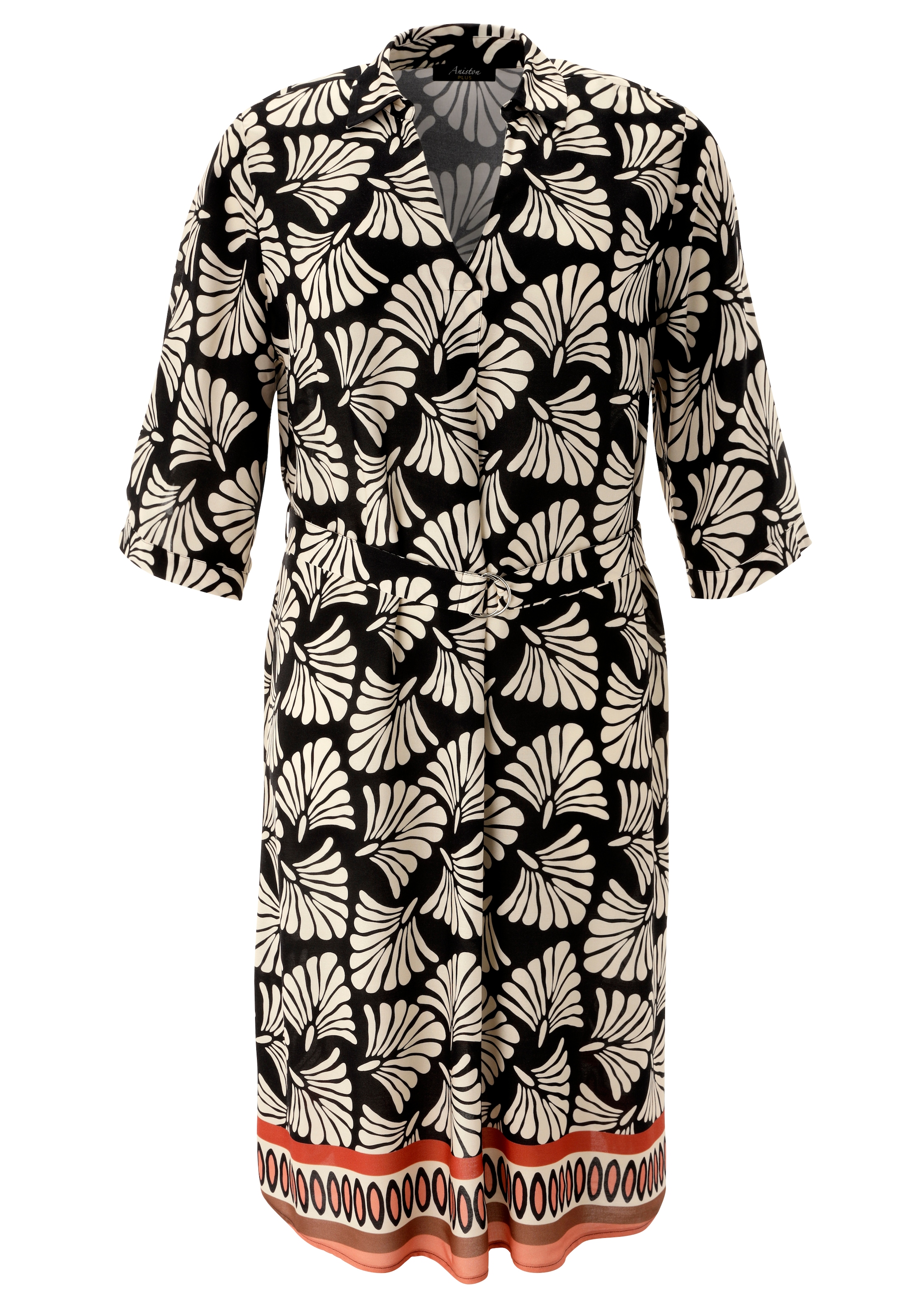 Aniston PLUS Robe chemisier mit Gürtel - NEUE KOLLEKTION