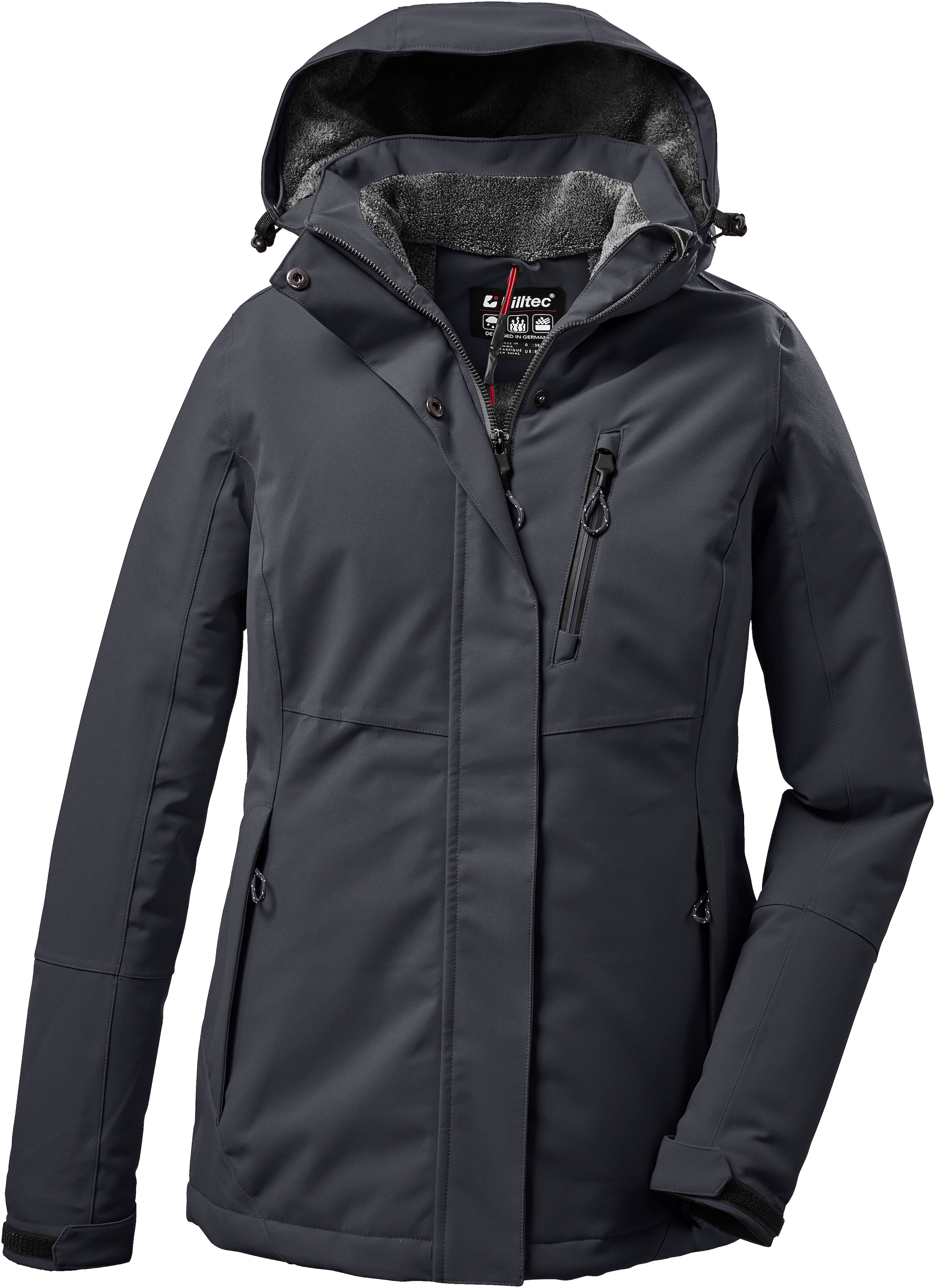 Killtec Funktionsjacke »KOW 140 WMN JCKT«, mit Kapuze, Wasserdicht & Winddicht & Atmungsaktiv