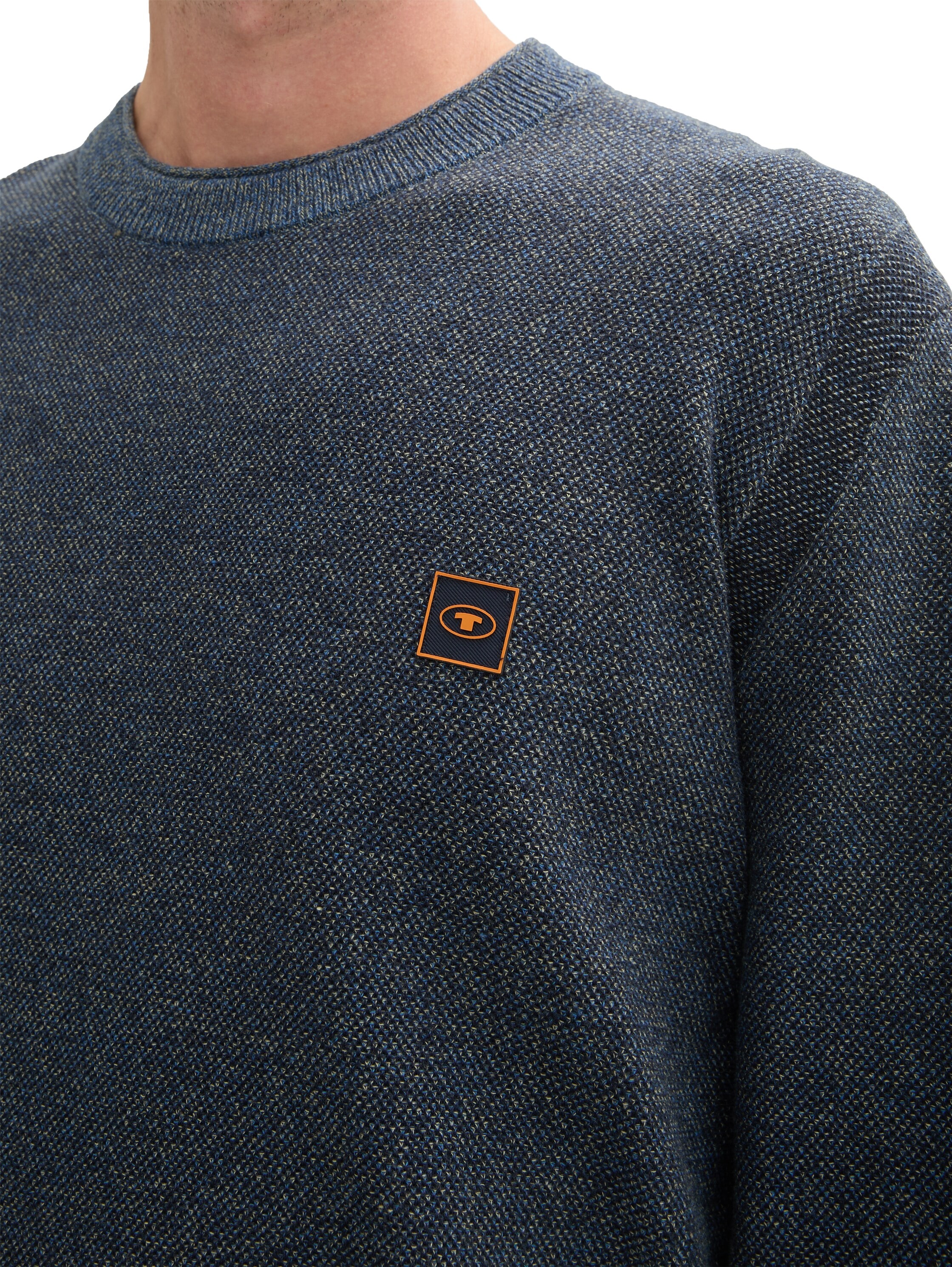 TOM TAILOR Strickpullover, mit Logostickerei