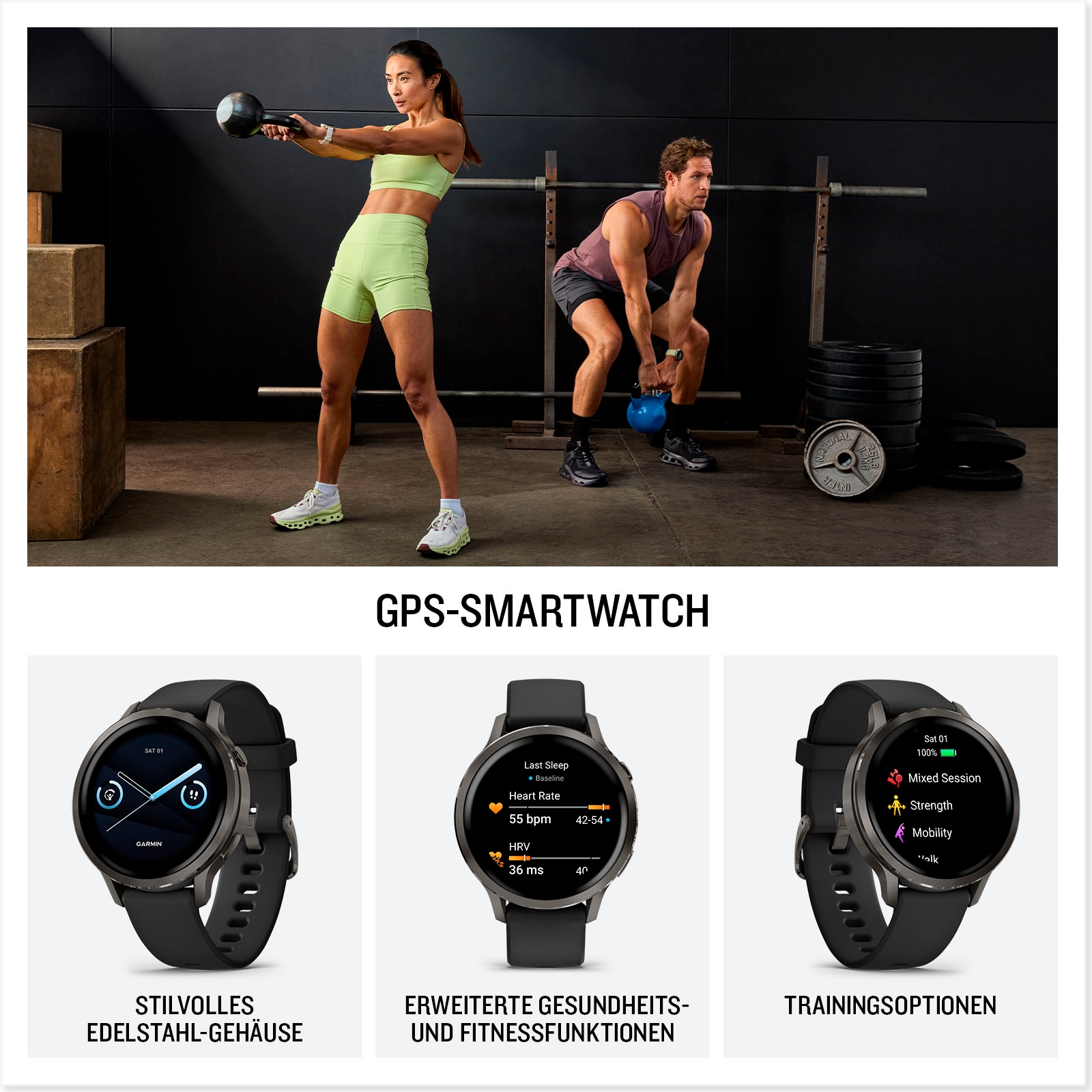 Garmin Smartwatch »Venu 4 41 mm« (3,04 cm / 1,2 ″)