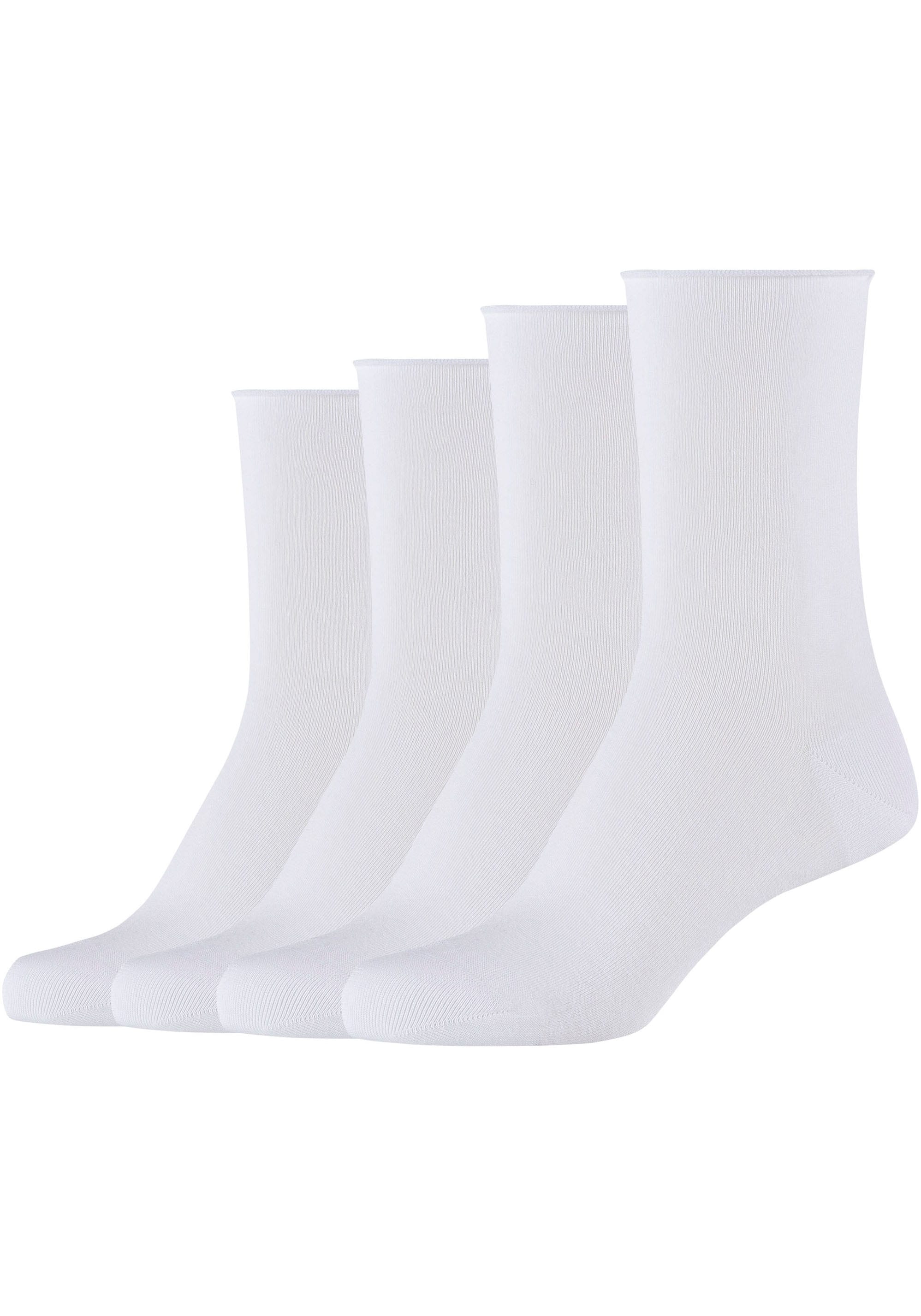 ♕ Camano Socken, (Packung, 4 Paar), Mit Rollrand versandkostenfrei kaufen