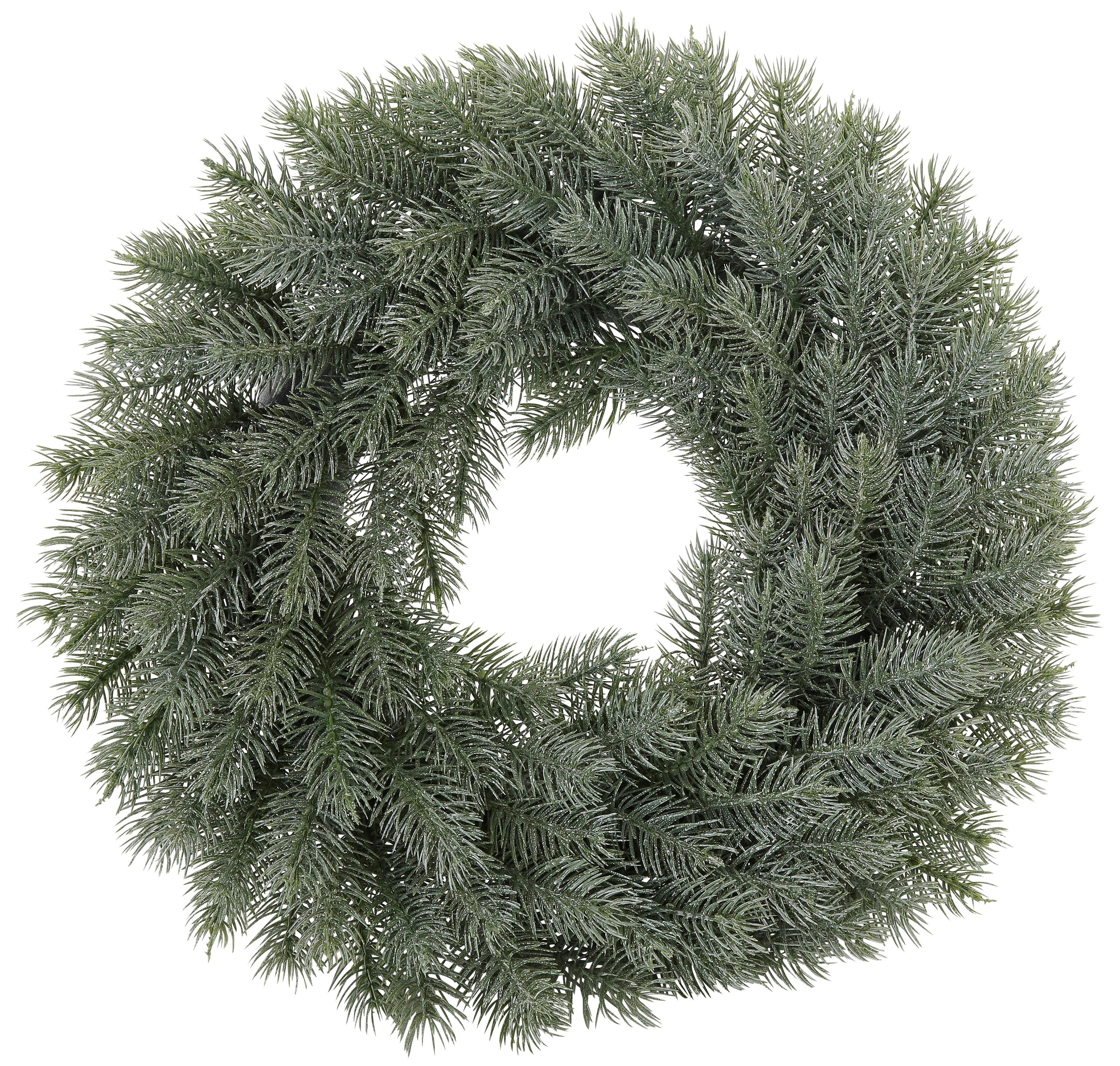 Image of Creativ deco Dekokranz »Blautannenkranz«, leicht gefrostet bei Ackermann Versand Schweiz