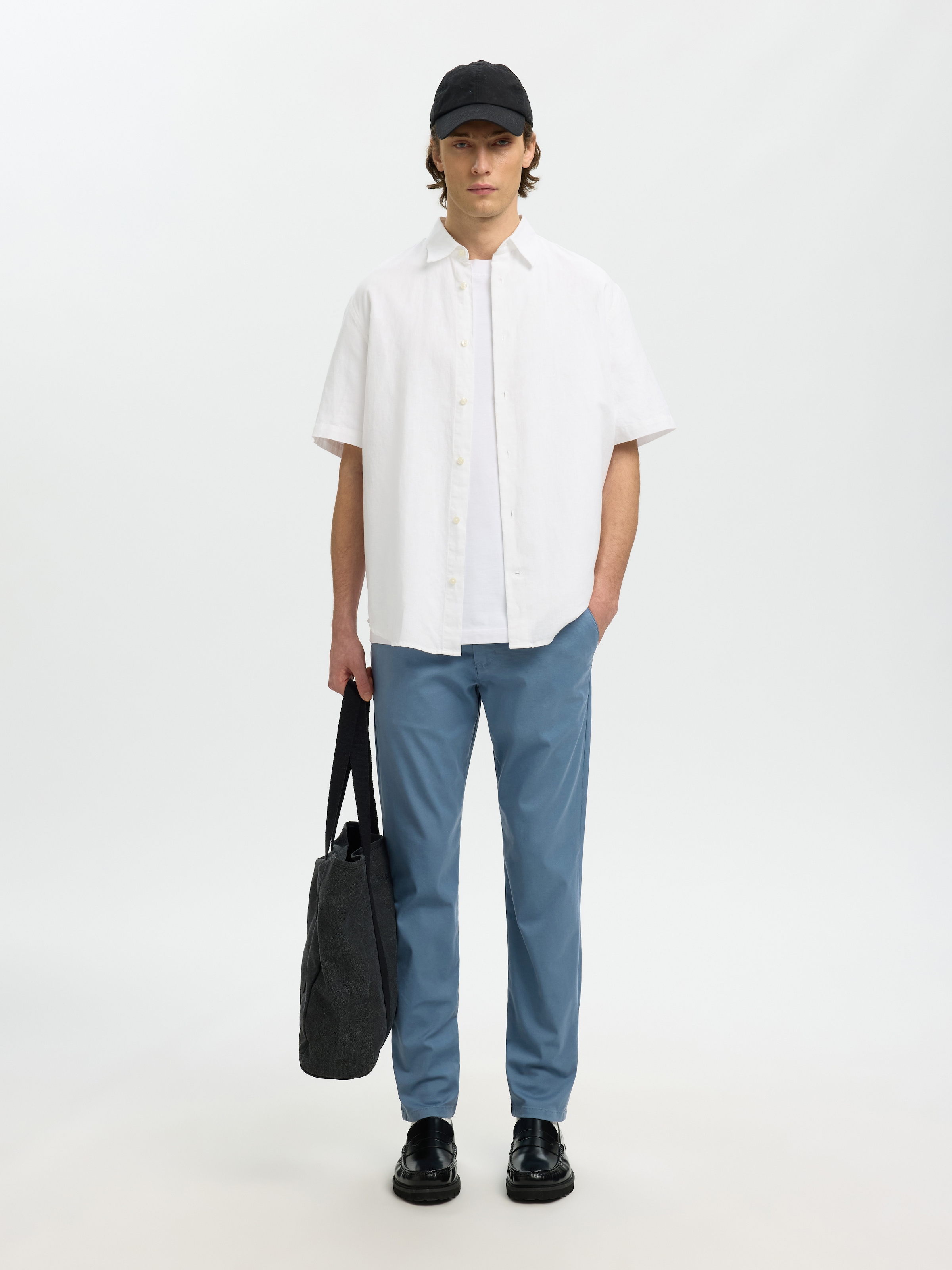 SELECTED Chinos »SLH175-SLIM NEW MILES FLEX PANT NOOS«  Baumwollmischung, slim fitslim fit