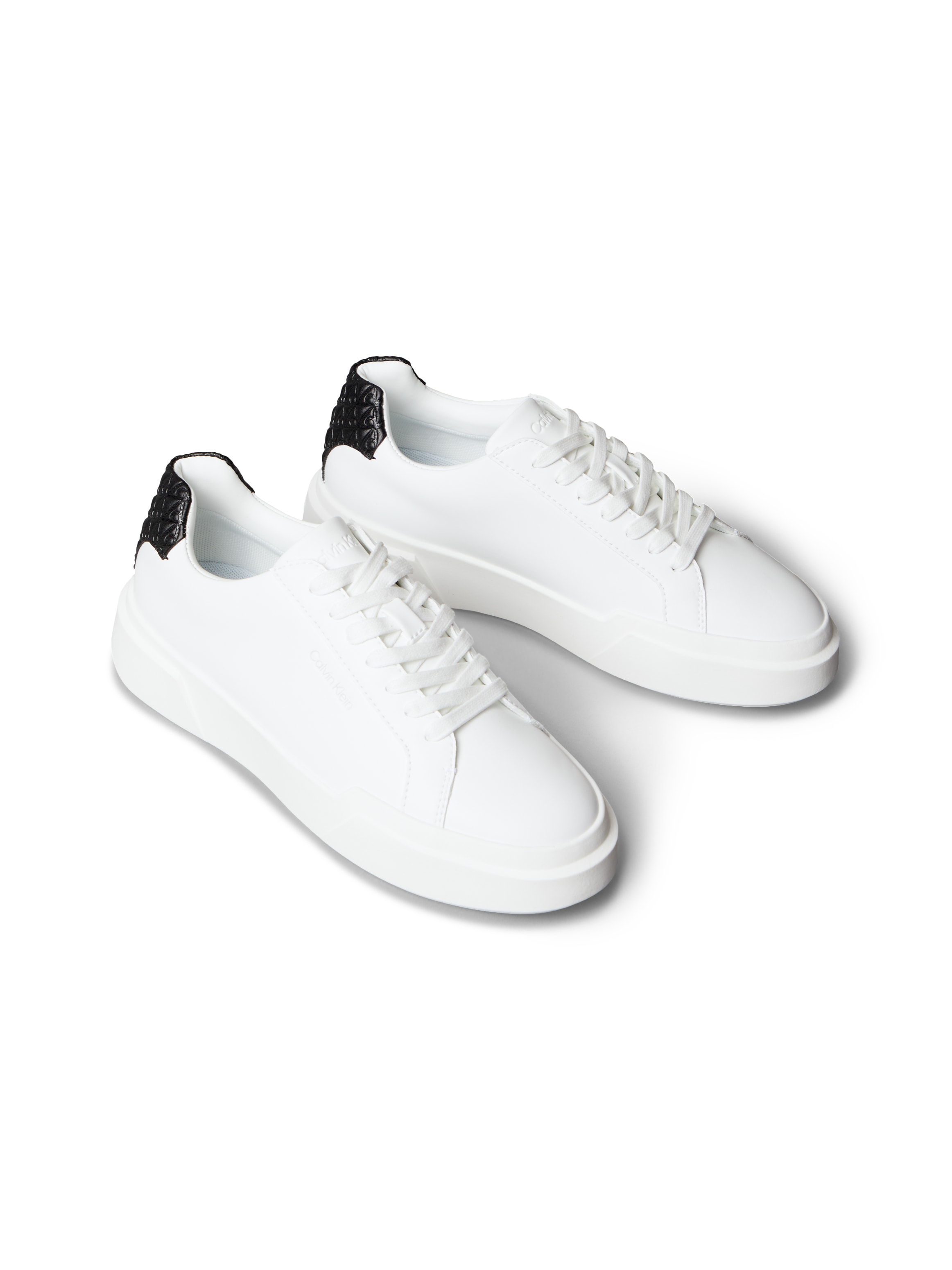 Image of Calvin Klein Jeans Sneaker "CHUNKY CUPS LACE LTH BT AOP WN" Schnürschuh, Halbschuh, Freizeitsneaker mit Kontrastbesatz