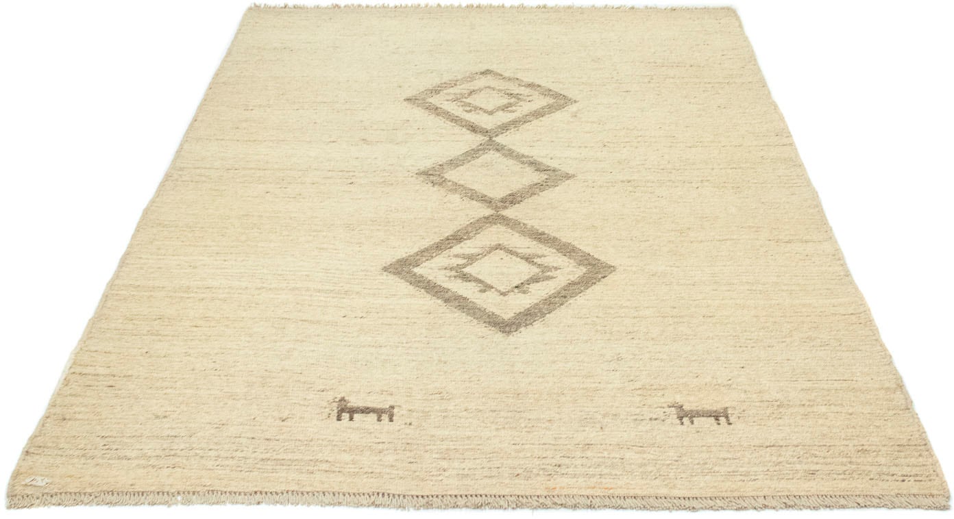 morgenland Wollteppich »Gabbeh handgeknüpft Teppich handgeknüpft rechteckig, beige«, kaufen