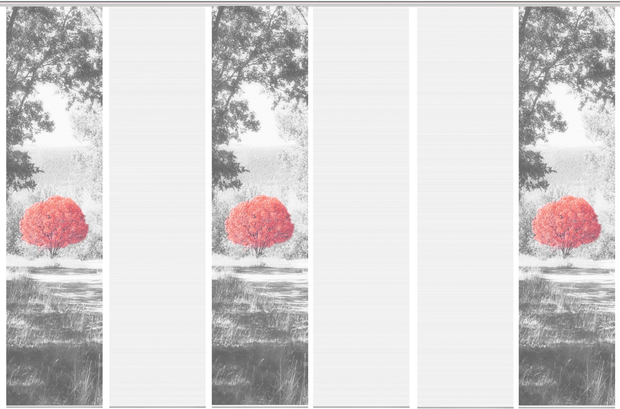 Image of Vision S Schiebegardine »AMENO 6er SET«, (6 St.), Bambus-Optik, Digital bedruckt bei Ackermann Versand Schweiz