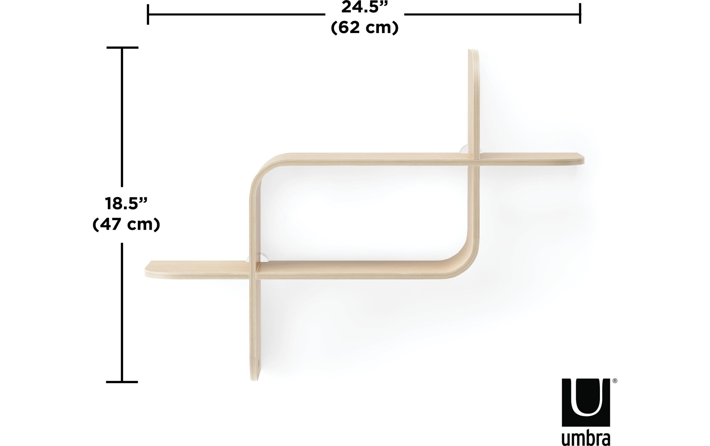 Umbra Étagère murale »Montage, Natur«