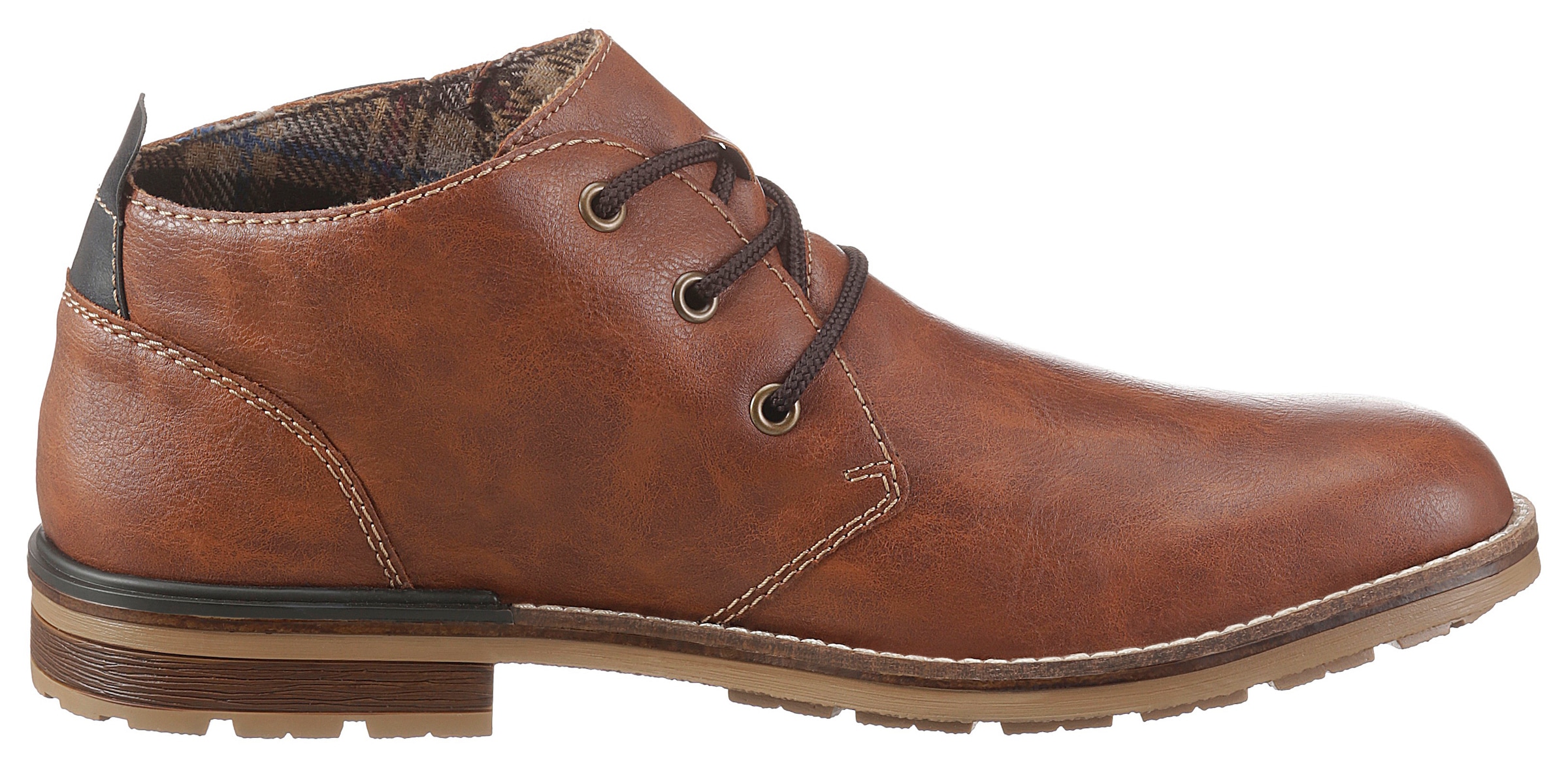 Rieker Schnürstiefelette  mit profilierter Sohle