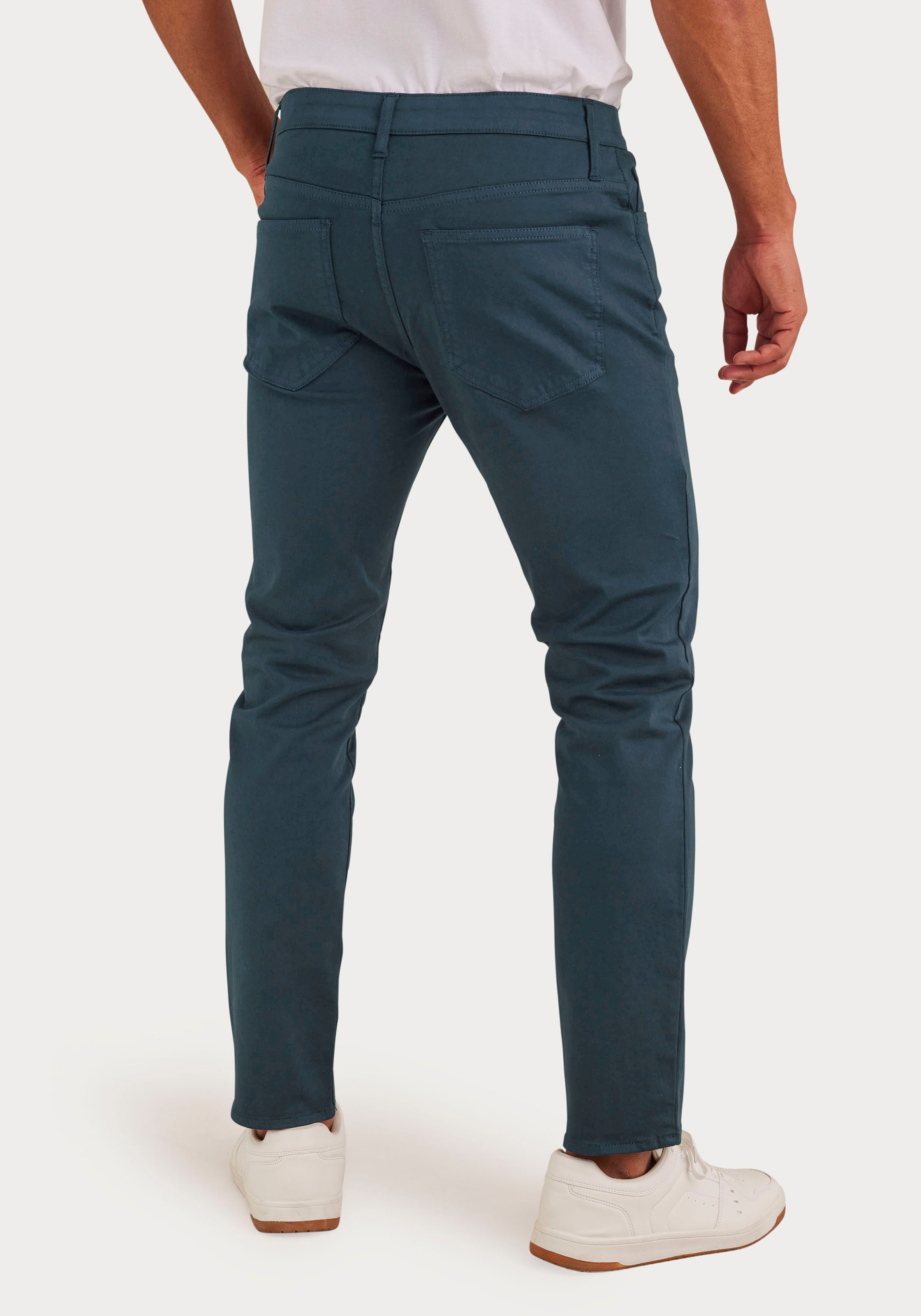 John Devin Chinohose »regular-fit, 5-Pocket-Hose«, aus elastischer Baumwoll-Qualität