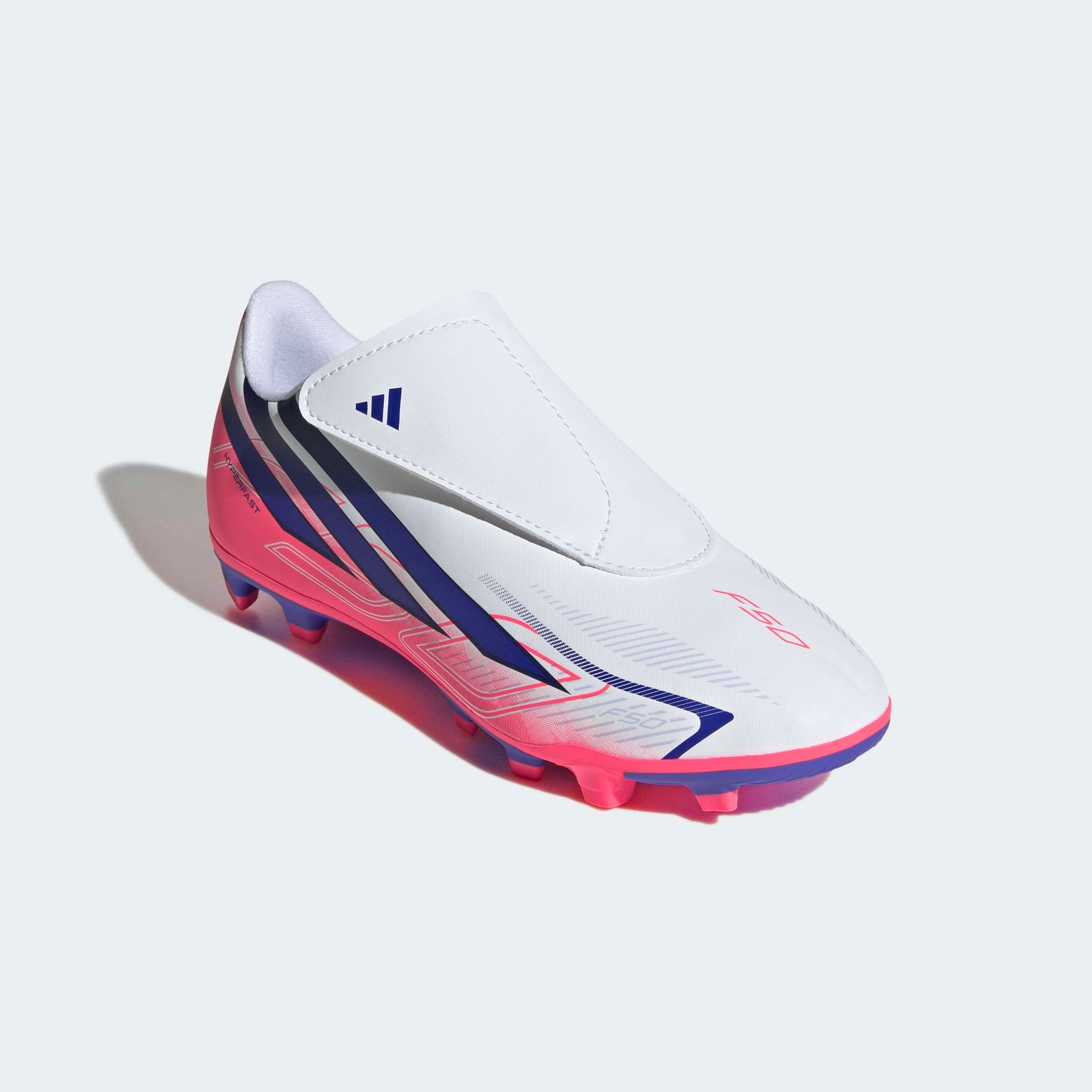 Image of adidas Performance Fussballschuh "F50 HYPERFAST CLUB KIDS, KLETTVERSCHLUSS, FESTE / GEMISCHTE BÖDEN" für viele verschiedene Böden geeignet