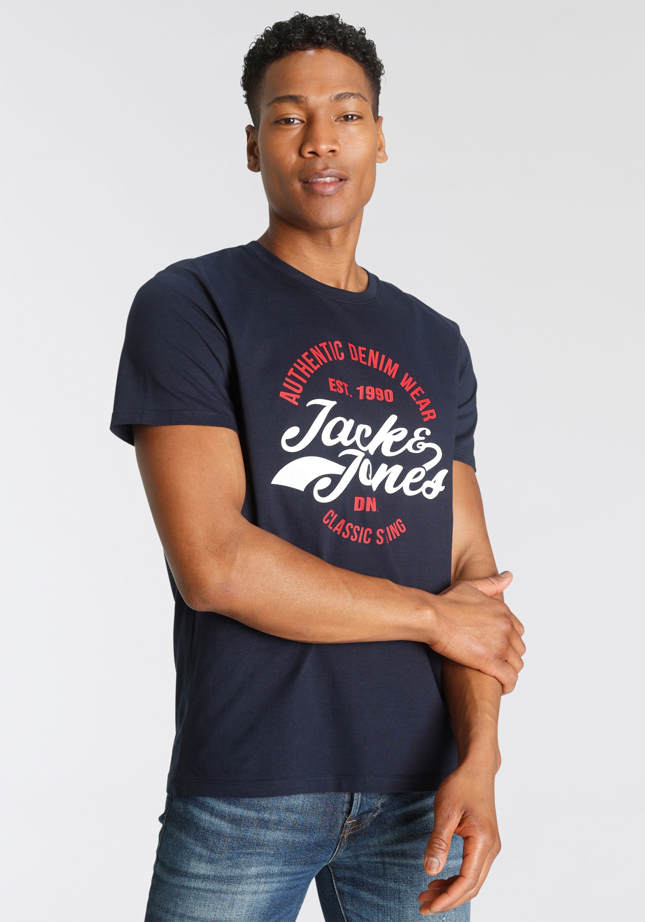 Image of Jack & Jones T-Shirt »BRAT TEE«, mit Logoprint bei Ackermann Versand Schweiz