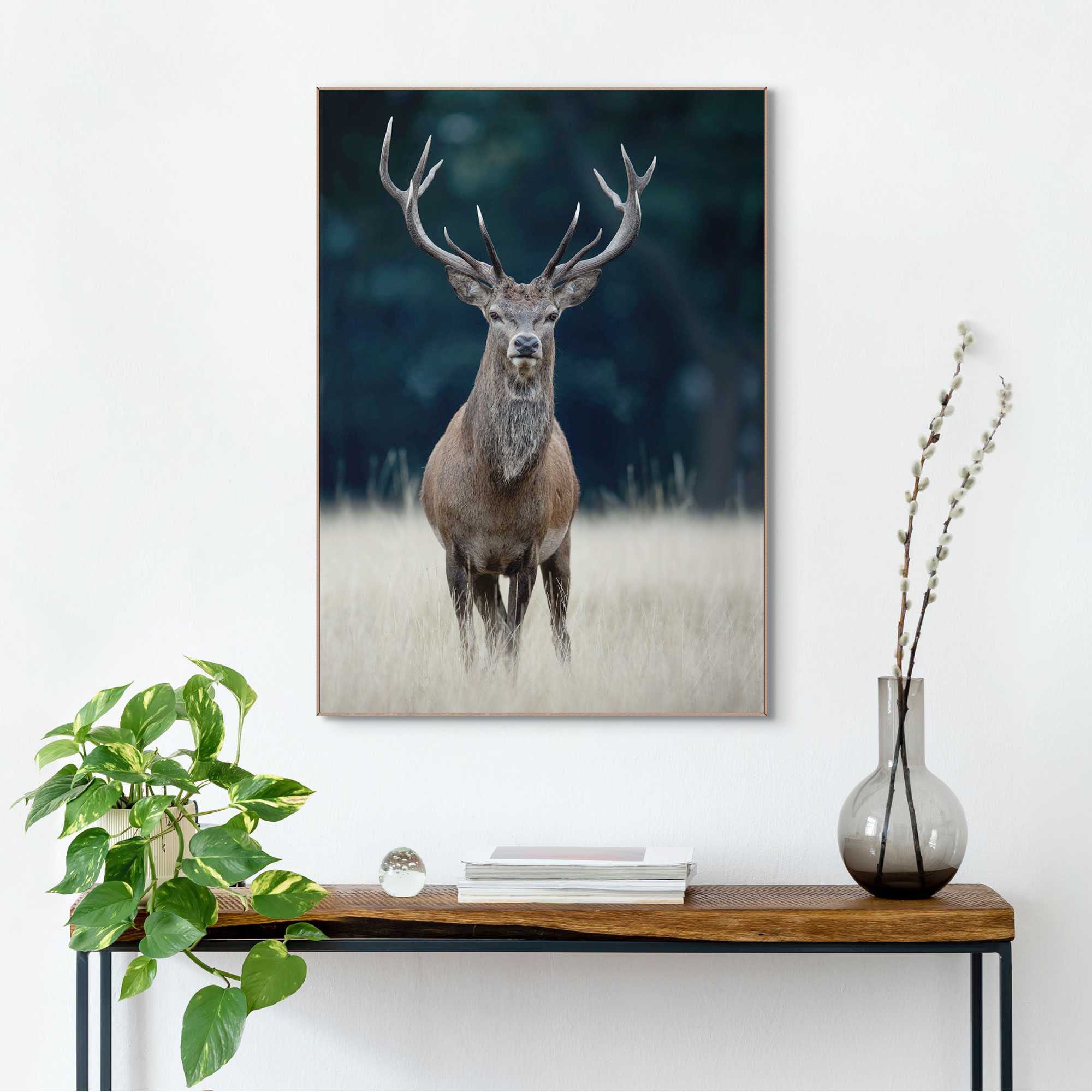 »Slim bequem kaufen 50x70 Deer« Wandbild Frame Reinders! Wood