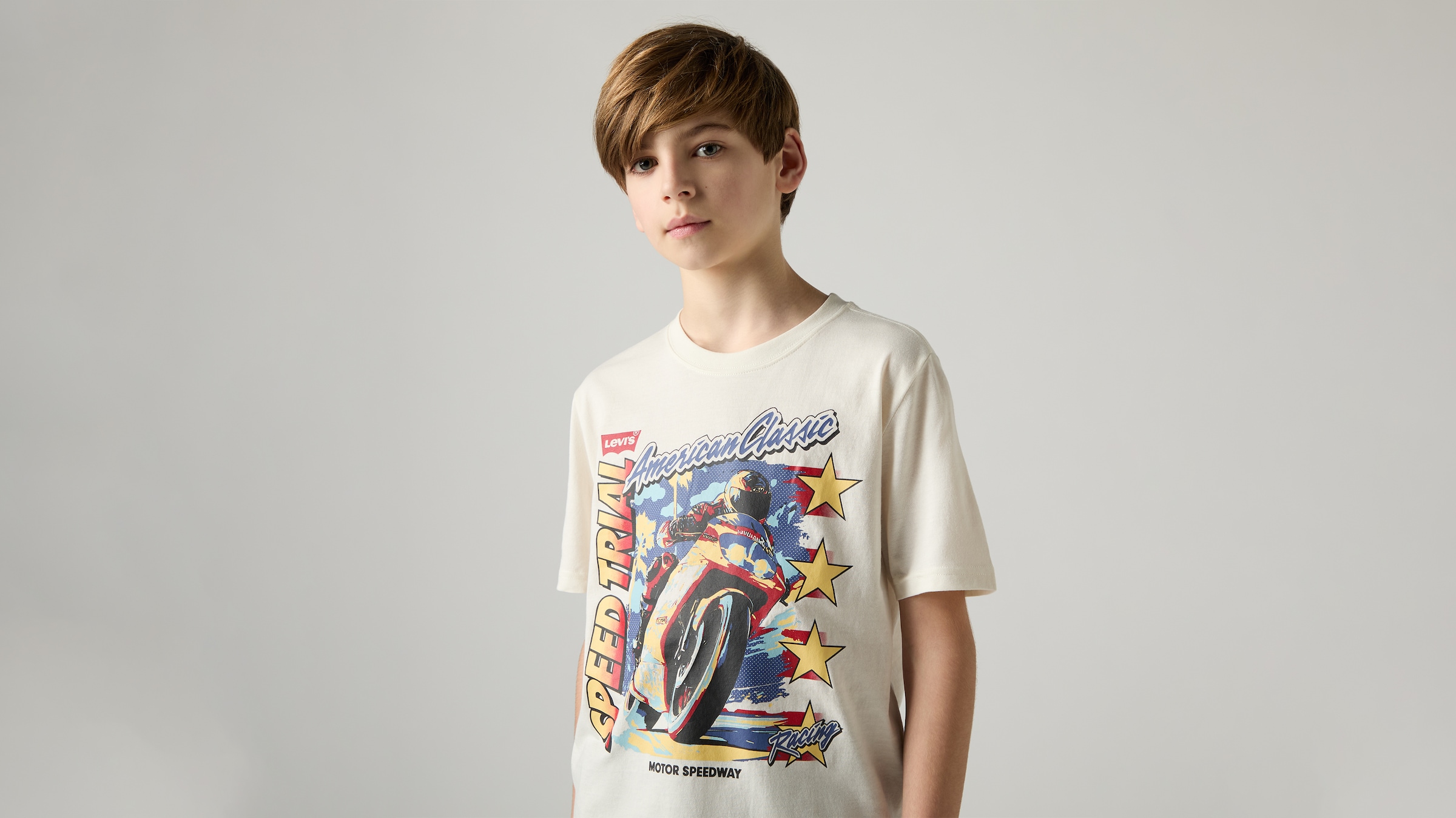 Levi's® Kids T-Shirt »LVB SPEED TRIAL TEE« for Boys, mit grossem Frontprint