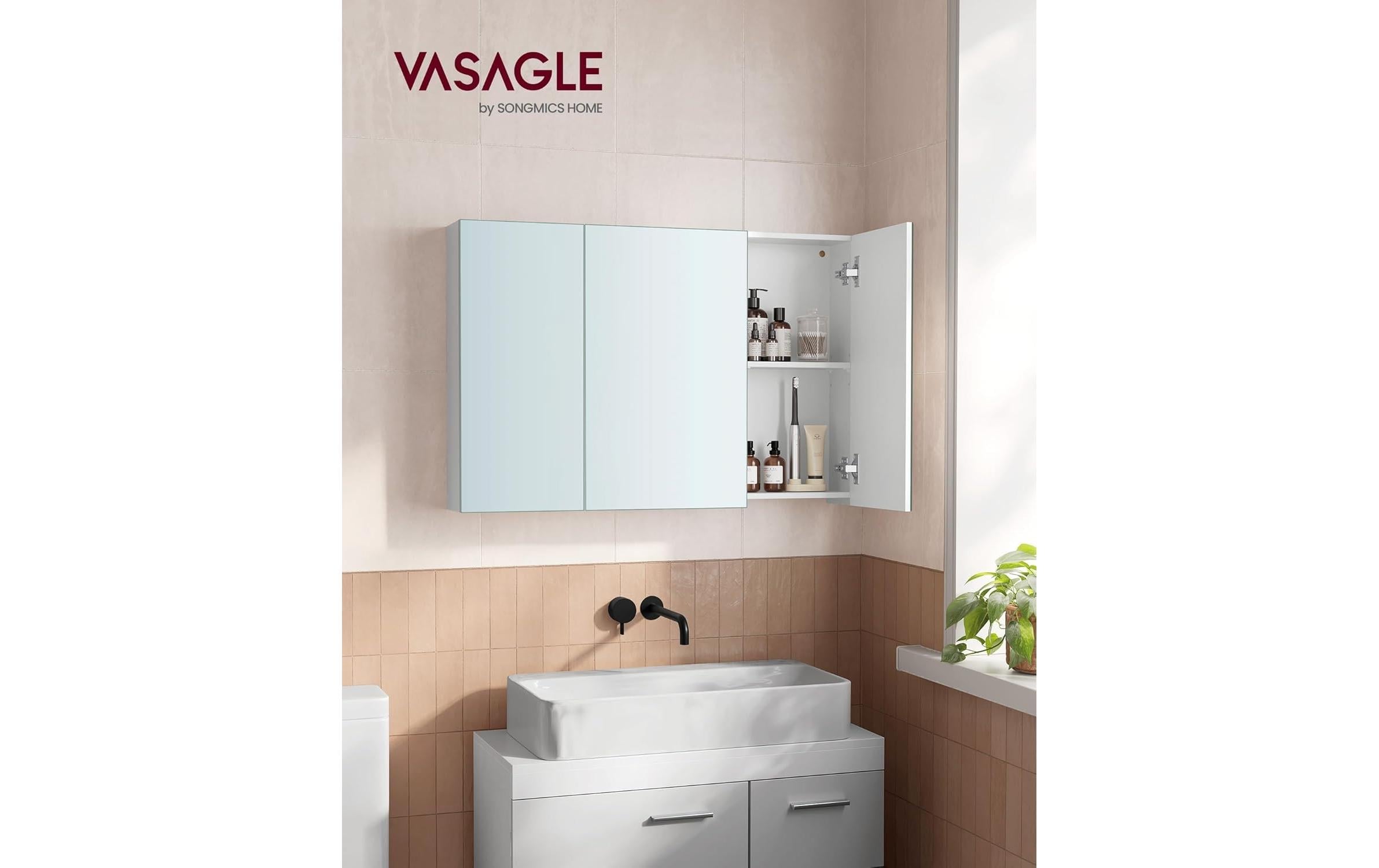 VASAGLE Armoire de toilette »15 x 90 x 60 cm«