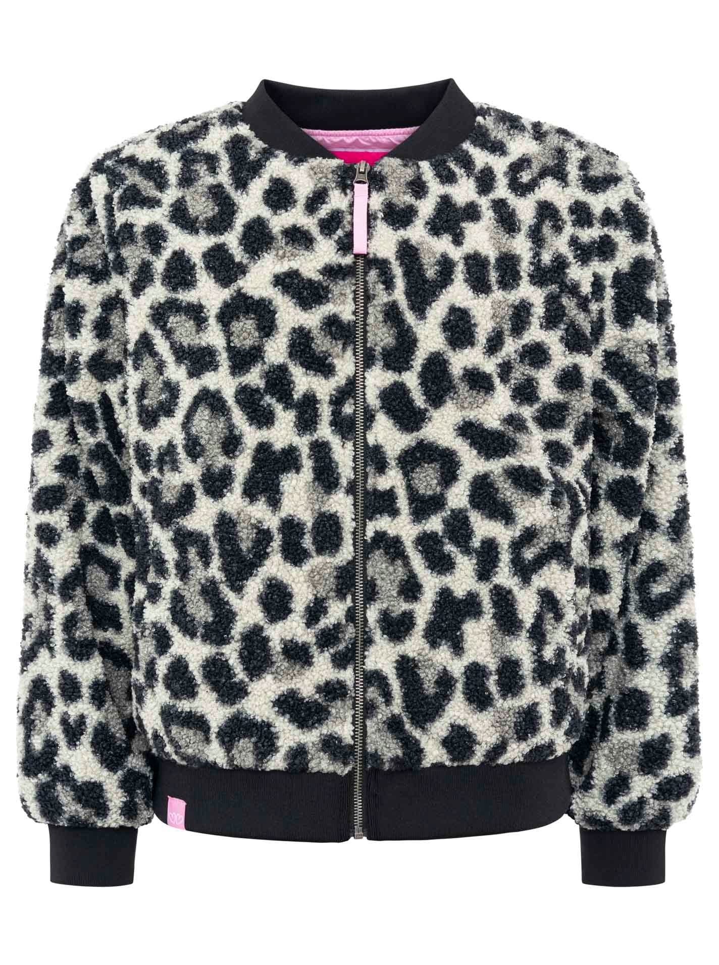 Zwillingsherz Veste bomber »"Classic Leo"« sans capuche stylé, douillet, bord-côtes