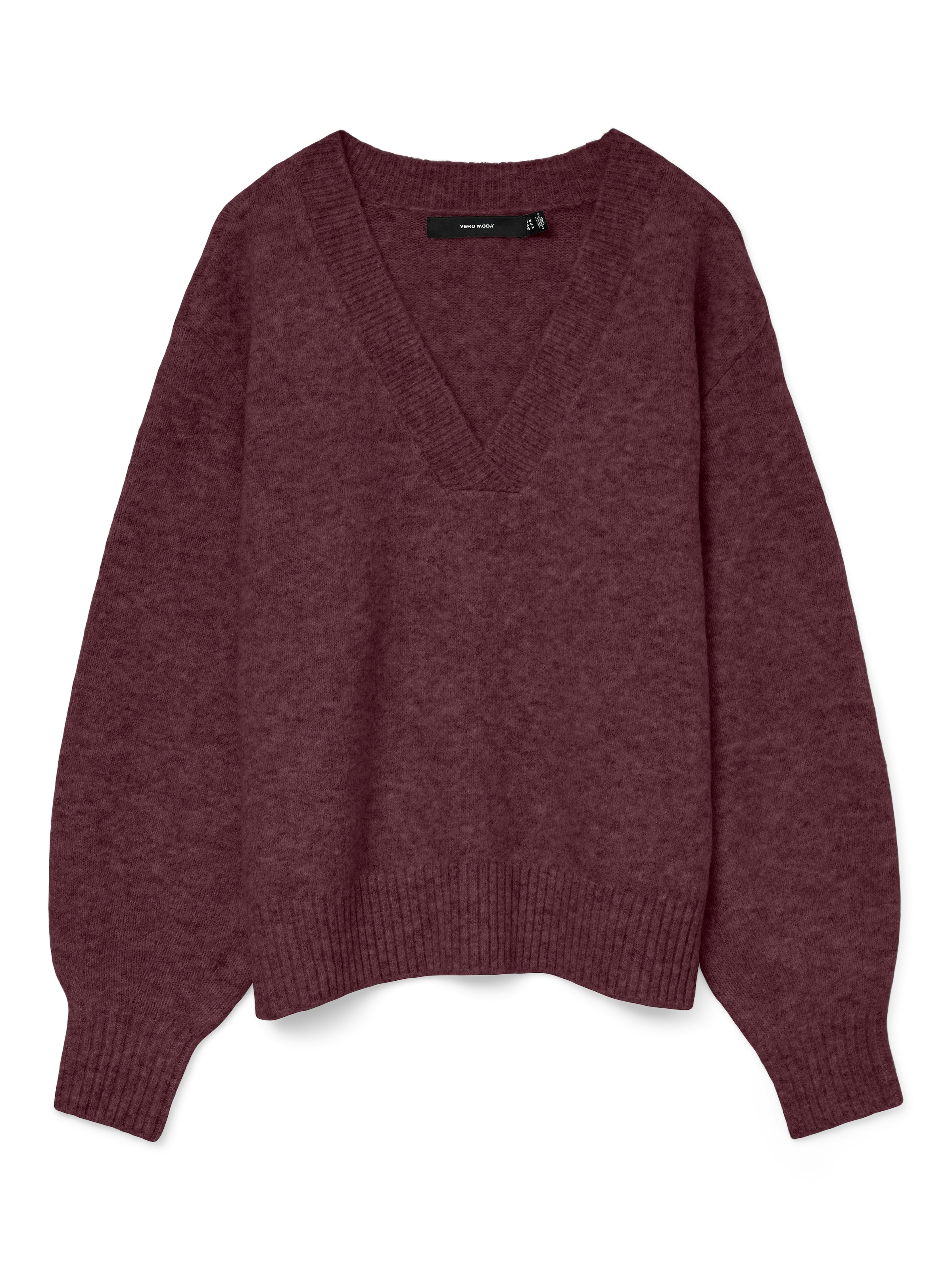 Vero Moda Pull col V »VMBOOM LS V-NECK PULLOVER NOOS«