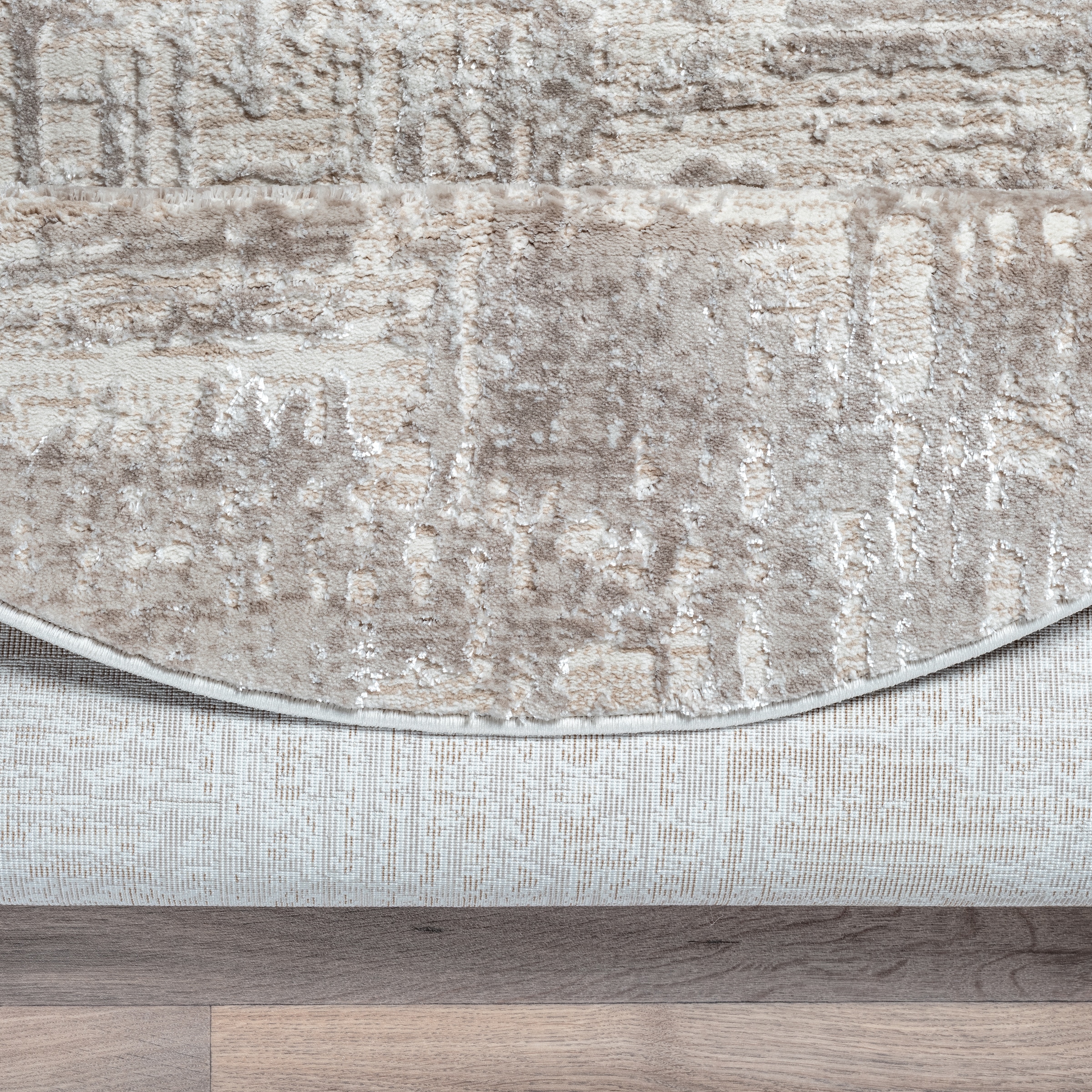 Sanat Teppich »Harmony 3215 , auch als Läufer« rund 12 mm Höhe Wohnzimmer, Kurzflor, modern, abtrakt, Schlafzimmer