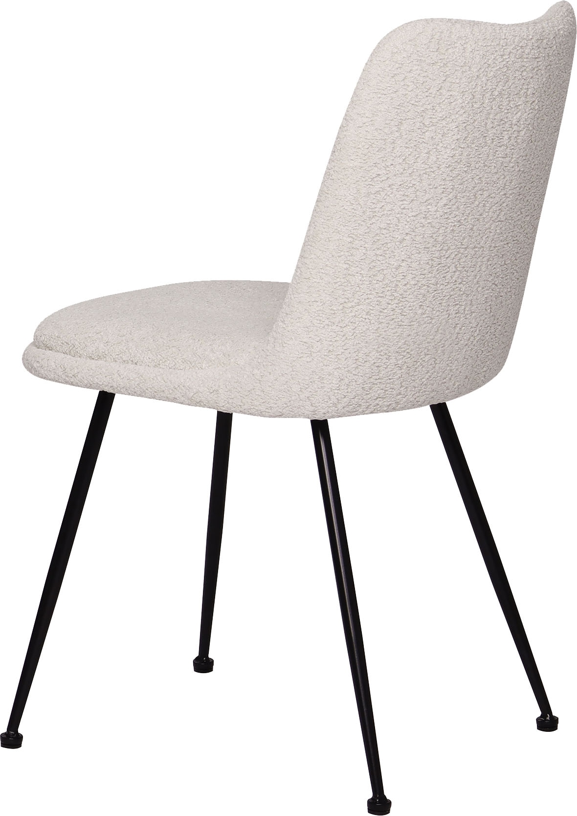 SIT 4-Fussstuhl »Krakau 2er-Set Bouclé Esszimmerstühle mit Metallgestell« (Set) 2 Stk.Öko-Tex Bouclé-Bezug & vielseitig einsetzbares Design