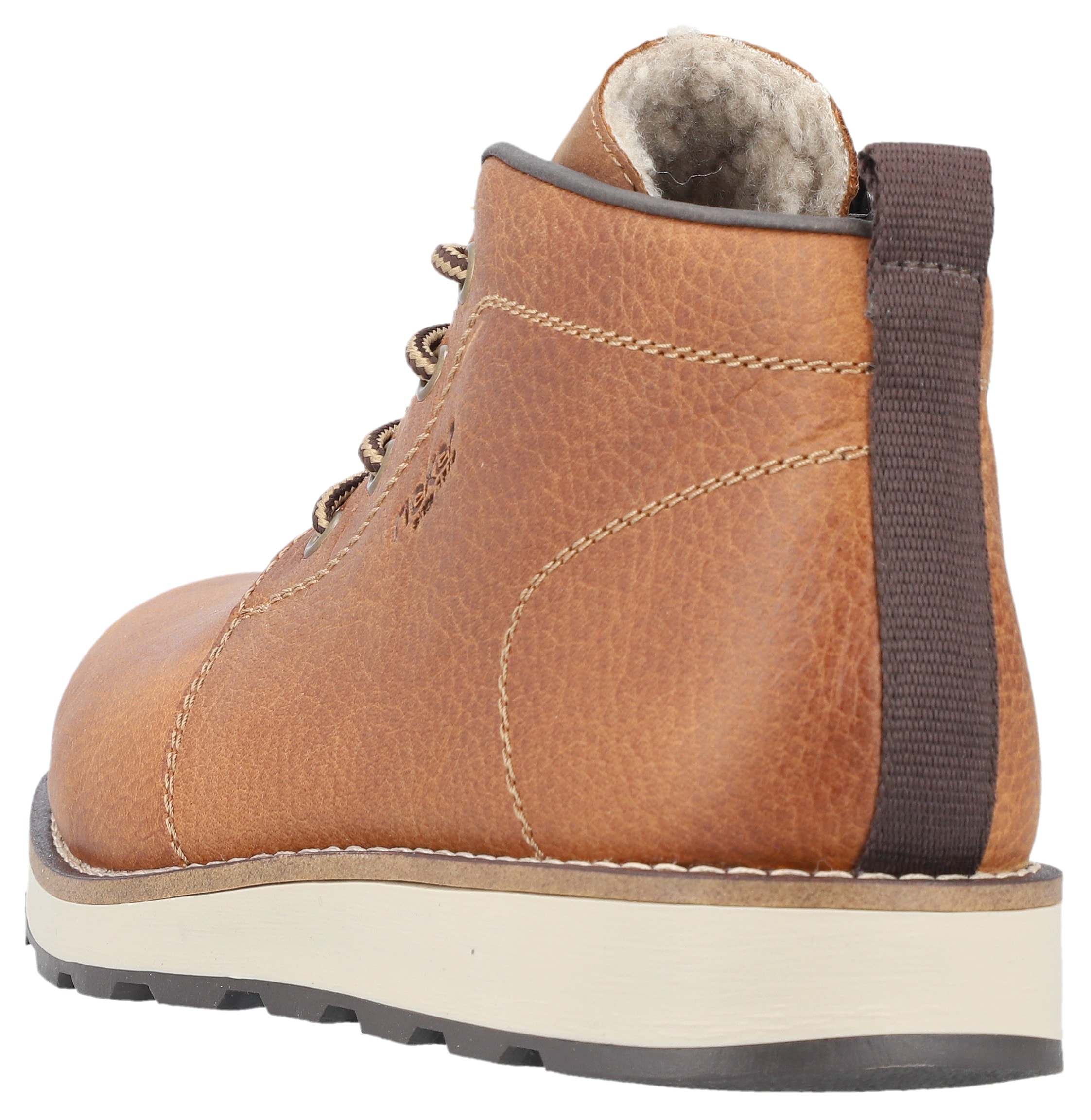 Rieker Winterboots, Schnürboots, Casual-Stiefelette mit Innenreissverschluss, Warmfutter