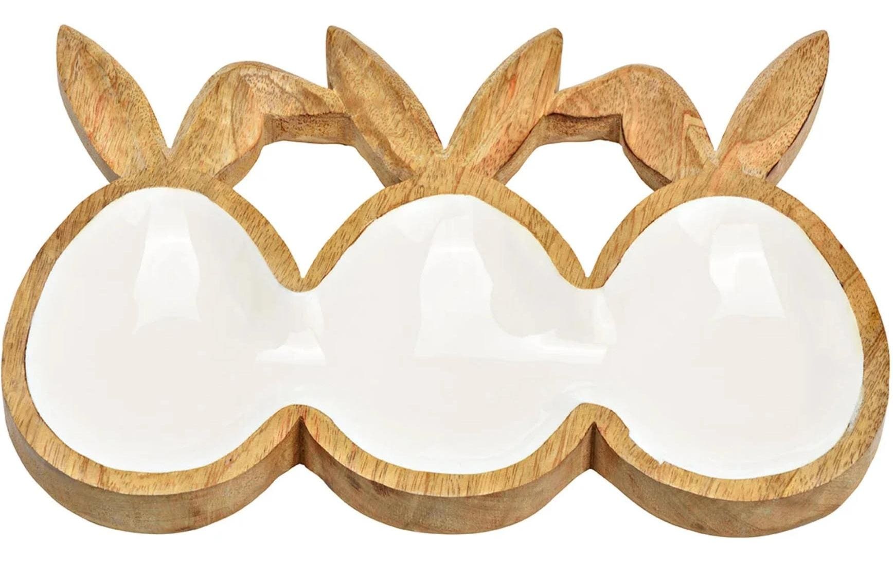 Image of Servierplatte "G. Wurm mit Hasenohren 24 x 6 cm"