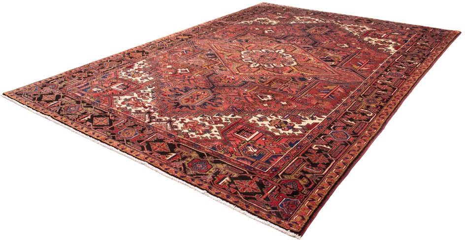 Image of morgenland Orientteppich »Perser - Nomadic - 342 x 243 cm - hellrot«, rechteckig, 10 mm Höhe, Wohnzimmer, Handgeknüpft, Einzelstück mit Zertifikat bei Ackermann Versand Schweiz