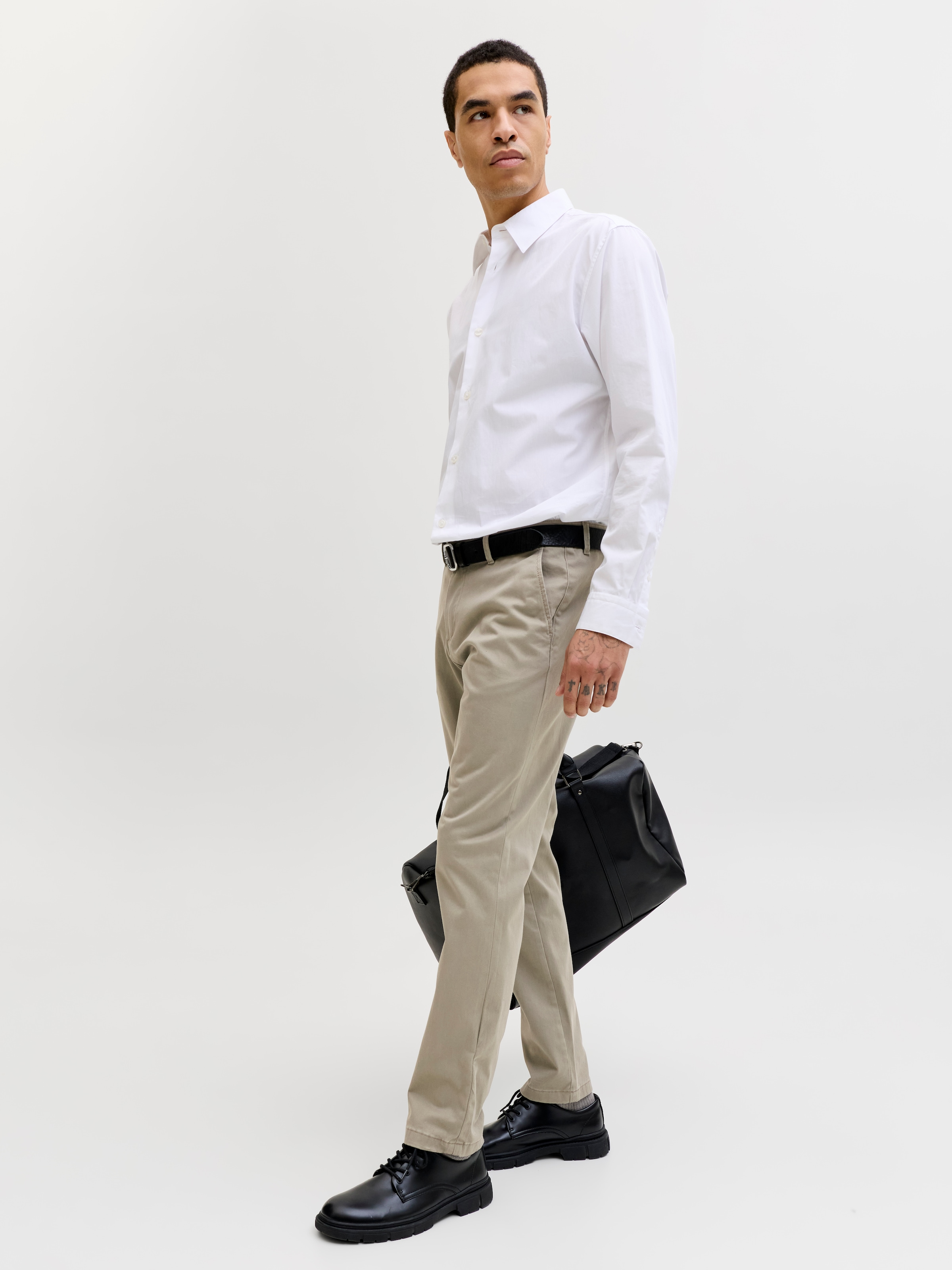 Jack & Jones Chinos »JPSTMARCO mit Stretchkomfort und schmalem Bein«  Mélange de coton, coupe slim