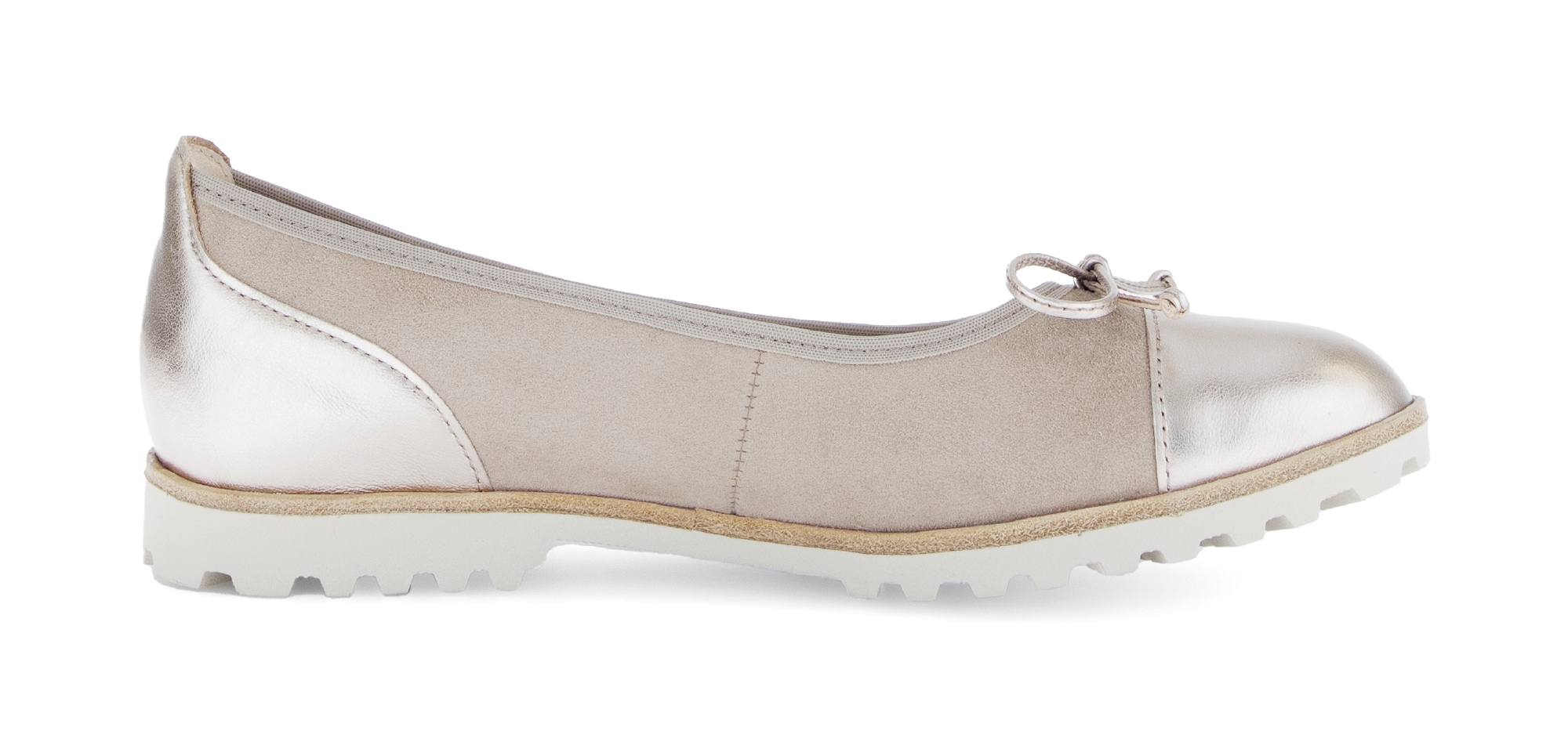 Gabor Ballerina  Blockabsatz, Businessschuh, Schlupfschuh mit Zierschleife