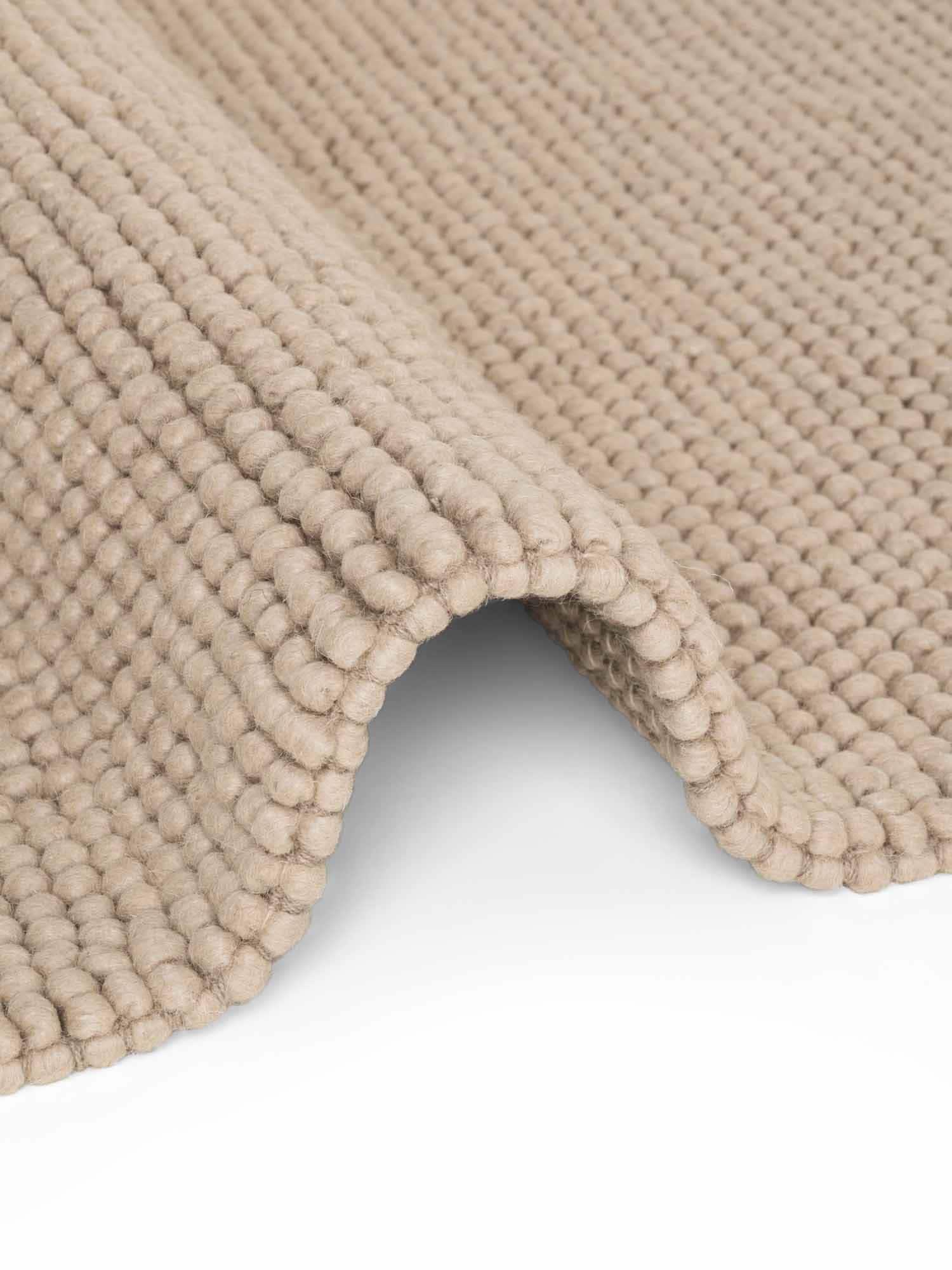Ted Baker Tapis en laine »Diana« Rond 16 mm Höhe Wolle, Natur, Handgemacht, Wohnzimmer, Esszimmer, Schlafzimmer, Skandi