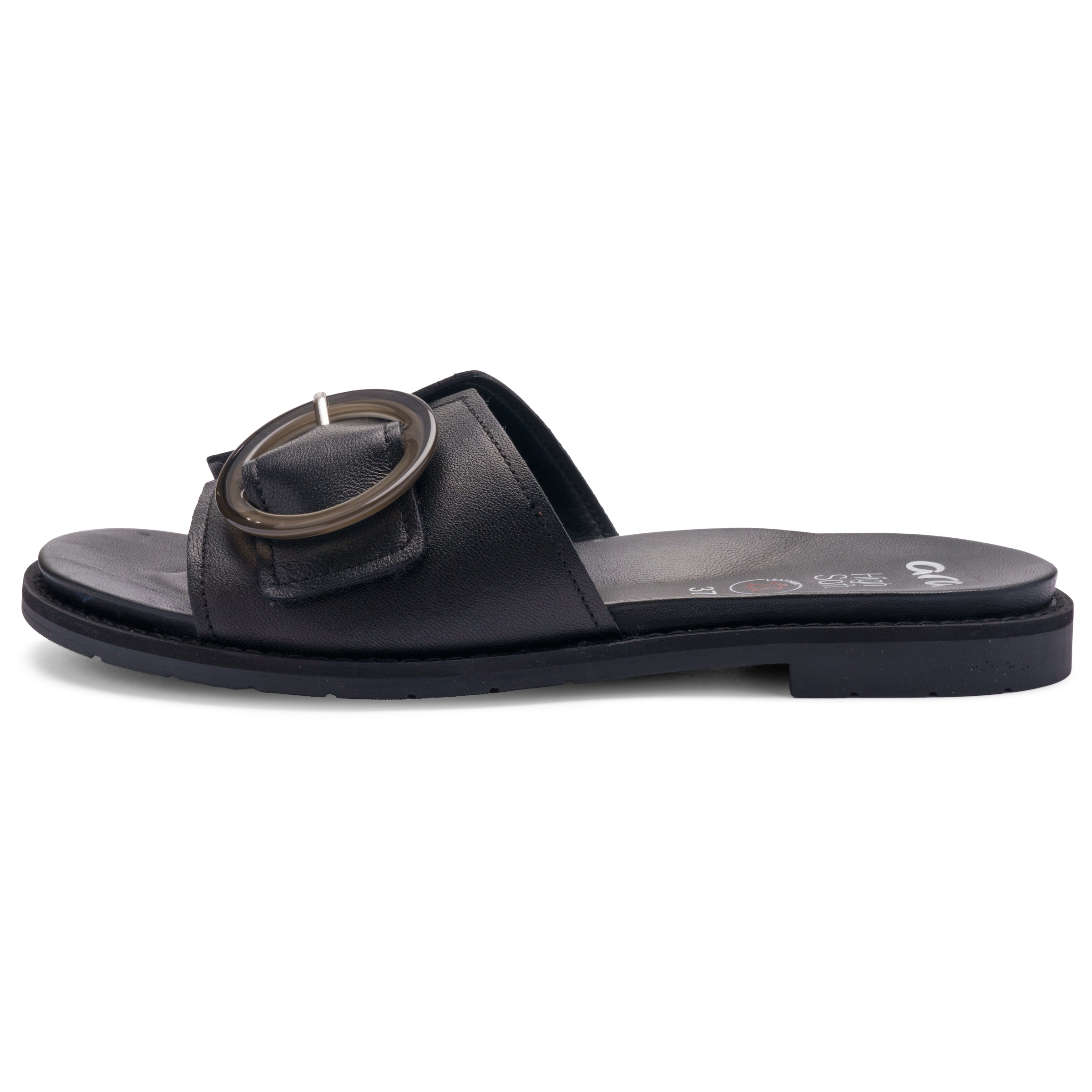 Ara Pantolette »ELBA«  Sommerschuh, Schlupfschuh mit Zierschnalle, in Weite G (= weit)
