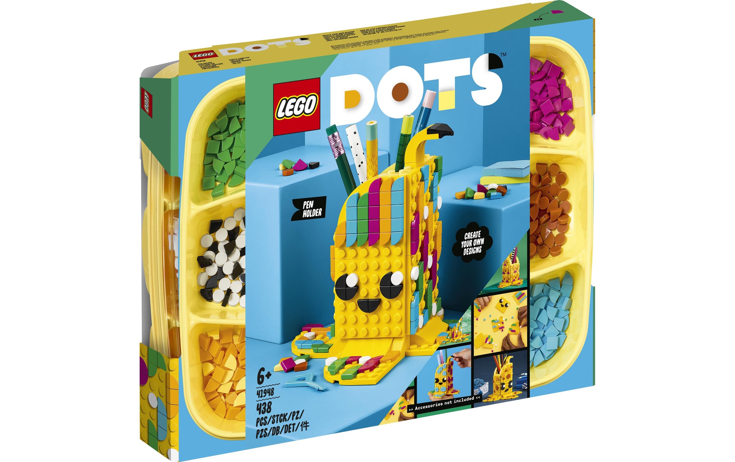 Image of LEGO® Spielbausteine »DOTS Bananen Stiftehalter 419«, (438 St.) bei Ackermann Versand Schweiz