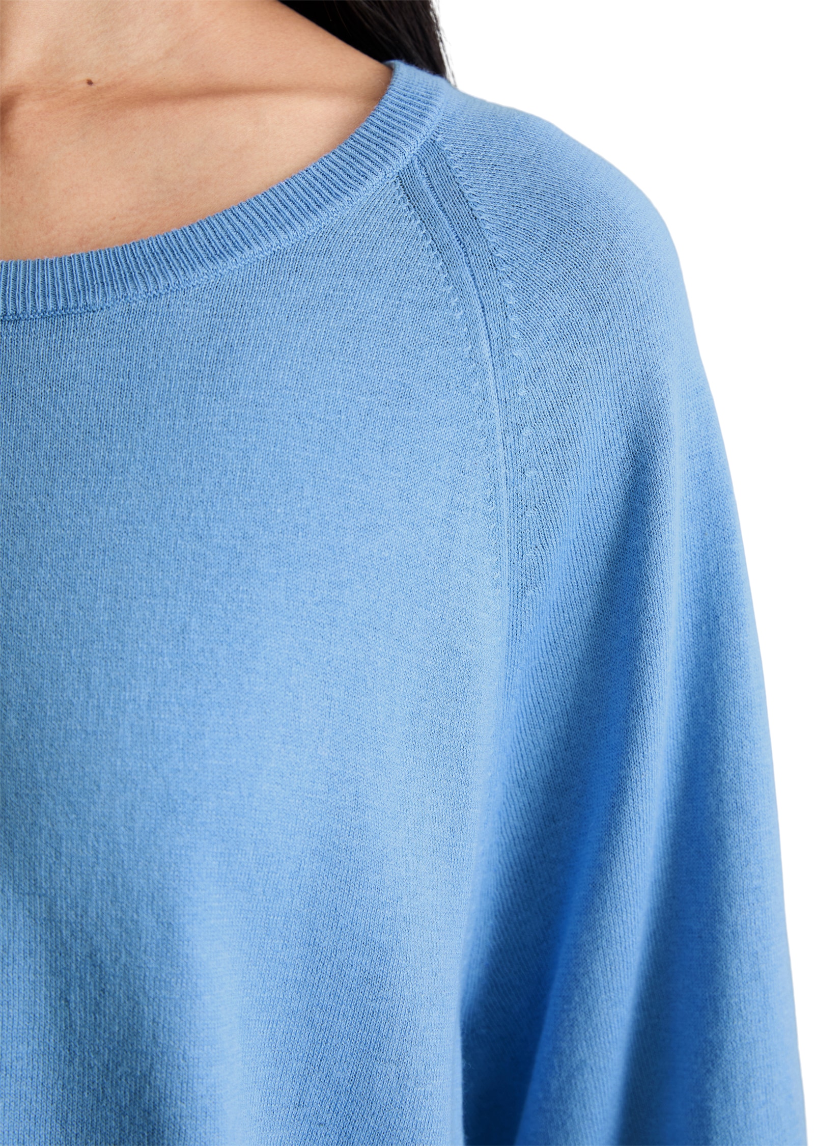 Marc O'Polo DENIM Pull à manches courtes Relaxed en mélange doux coton bio-modal
