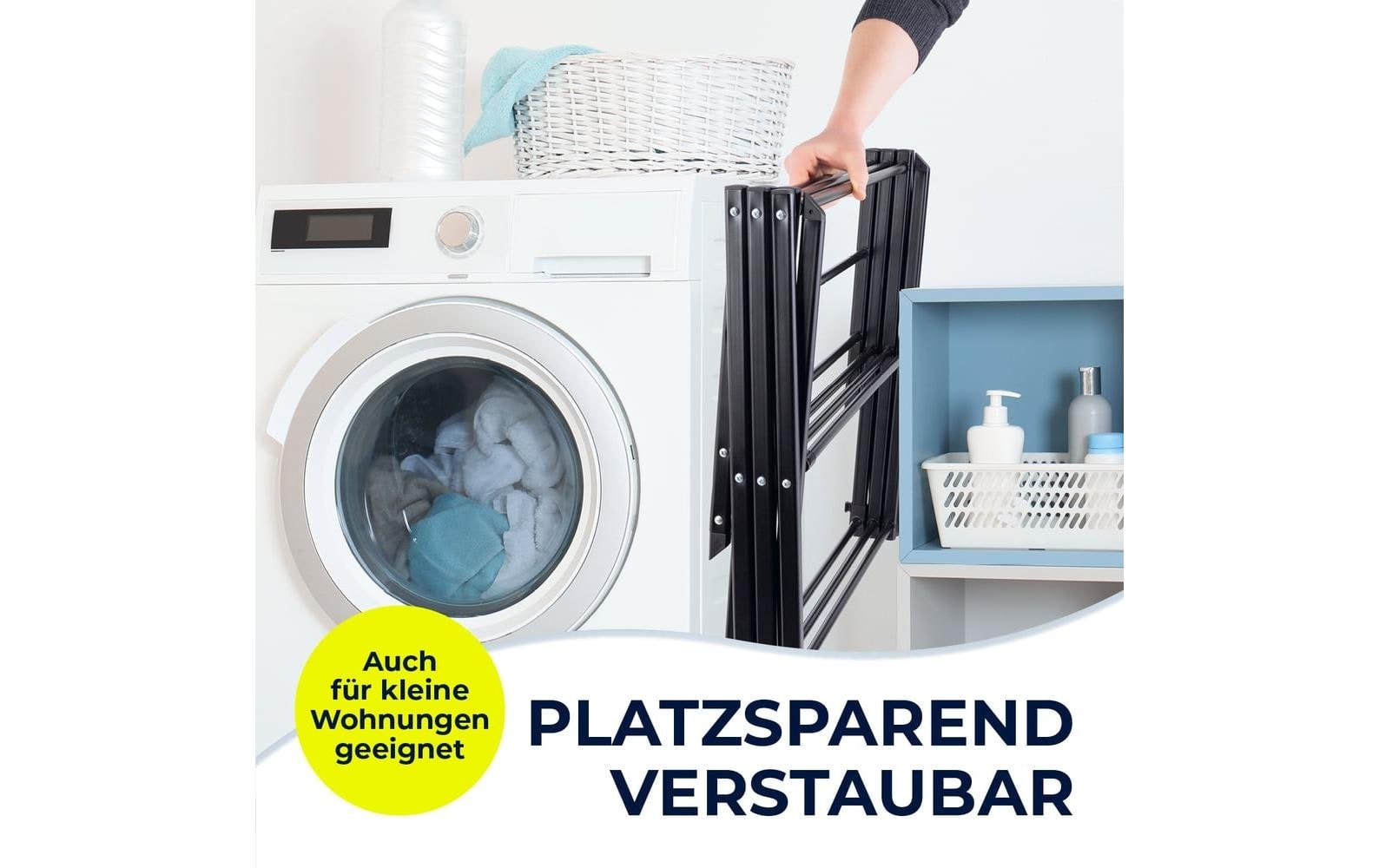 EASYmaxx Séchoir à linge »12 m« Ausziehbarer Wäschetrockner für kleine Haushalte