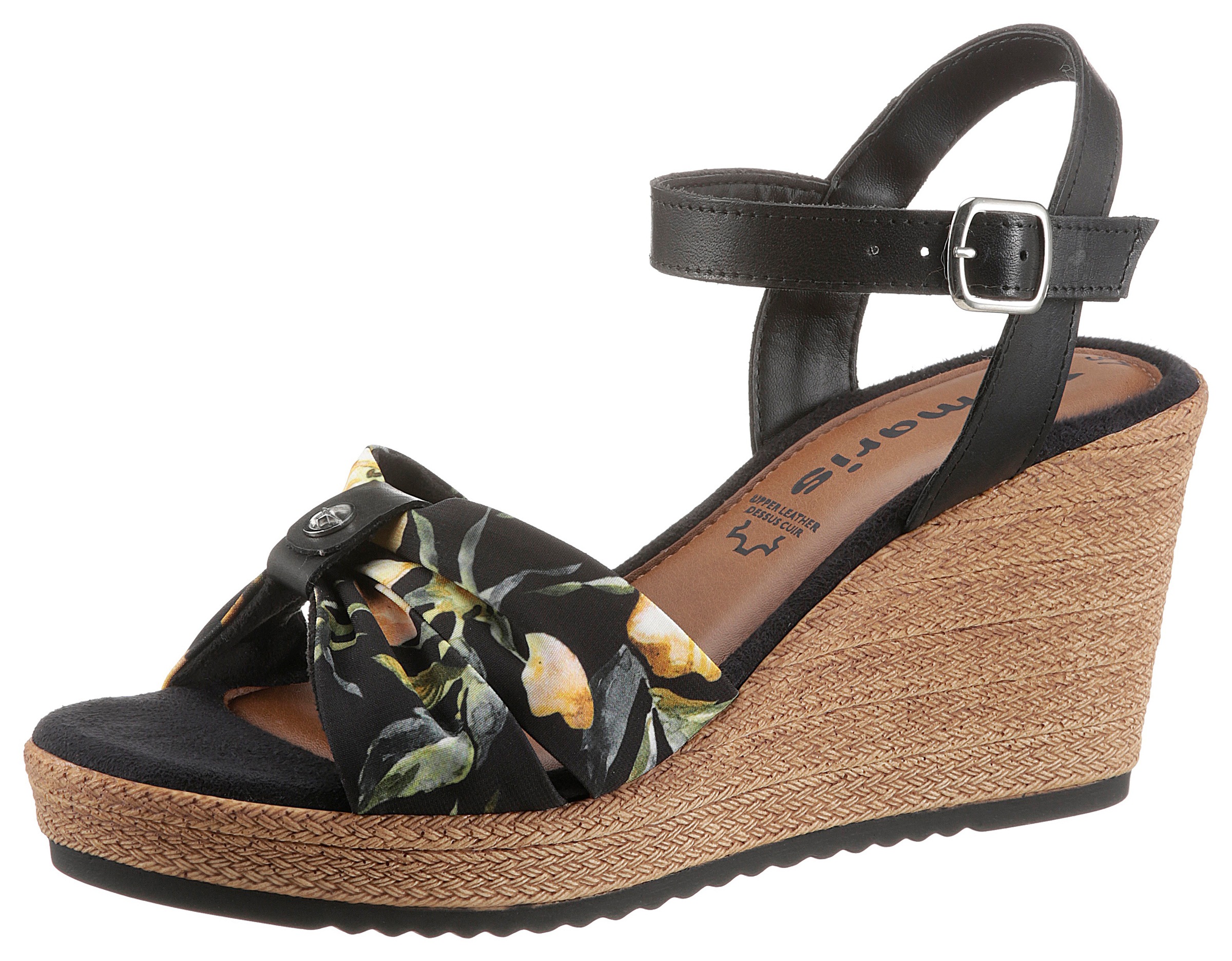 Image of Tamaris Keilsandalette »Battia«, mit Blütenmuster bei Ackermann Versand Schweiz