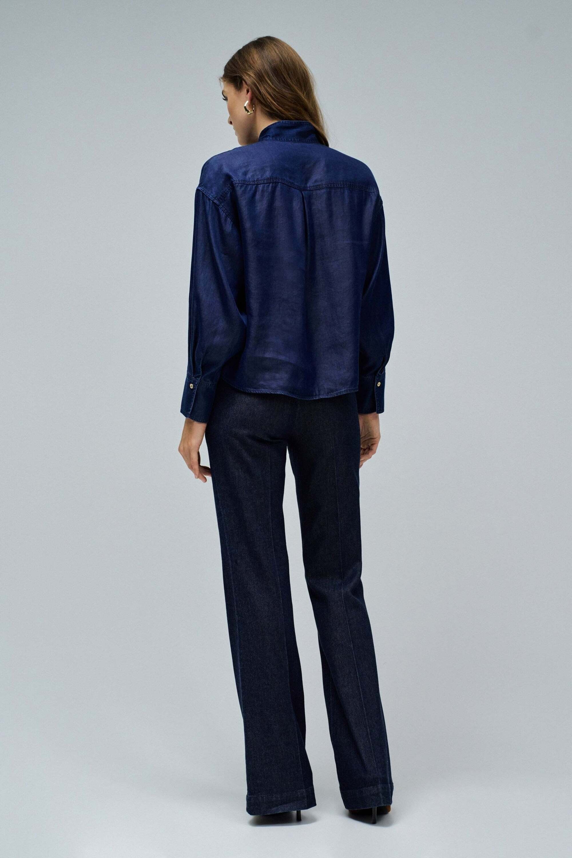 Salsa Langarmbluse »Salsa Jeans Langarmbluse Blouse W/ Lace«