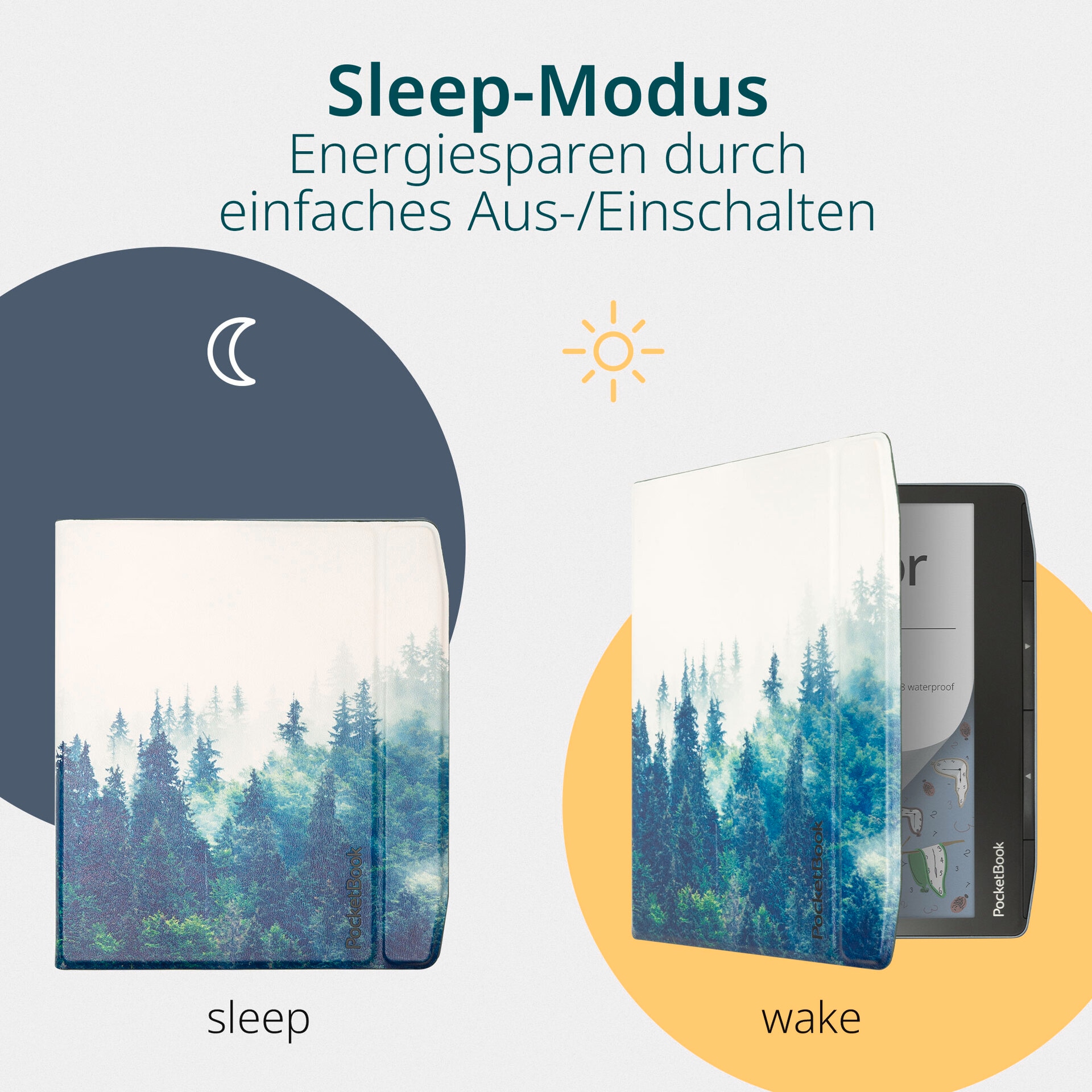 PocketBook E-Reader-Hülle »Flip Cover für PocketBook Era und Era Color« PocketBook Era | PocketBook Era Color Backcover, Schutzhülle, Bookcover, Case, Schutzcase, stossfest