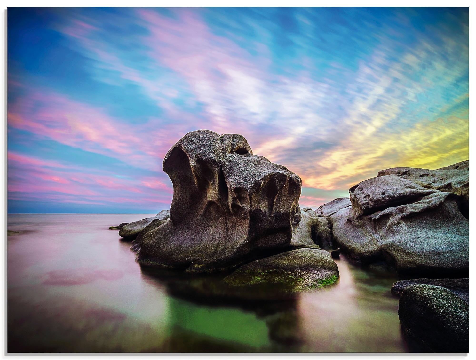 Image of Artland Glasbild »Fels im Atlantik«, Küste, (1 St.) bei Ackermann Versand Schweiz