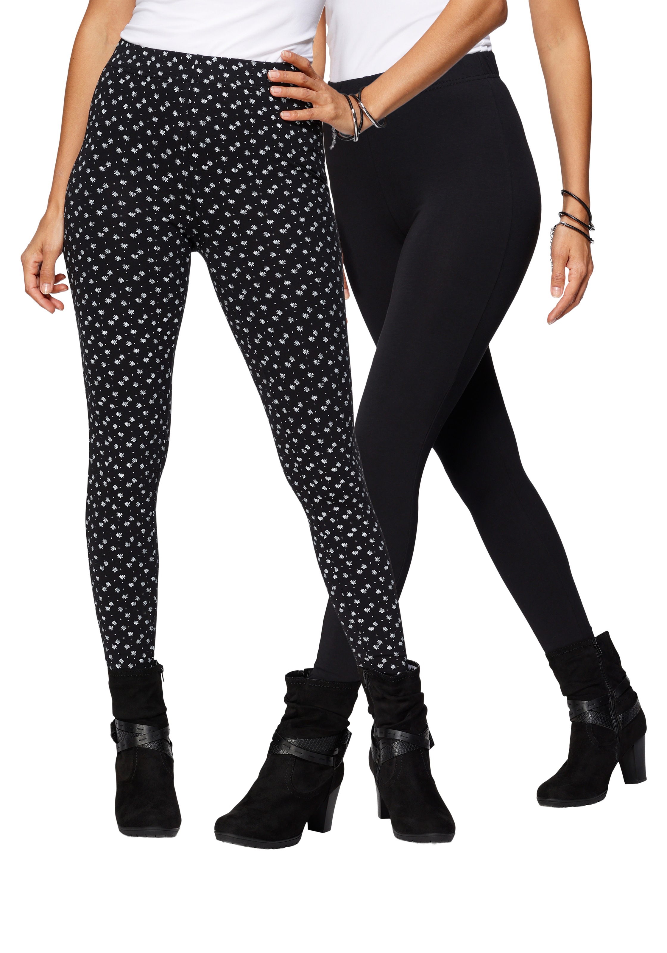 Image of Boysen's Leggings, im 2er Pack, 1x bedruckt bei Ackermann Versand Schweiz