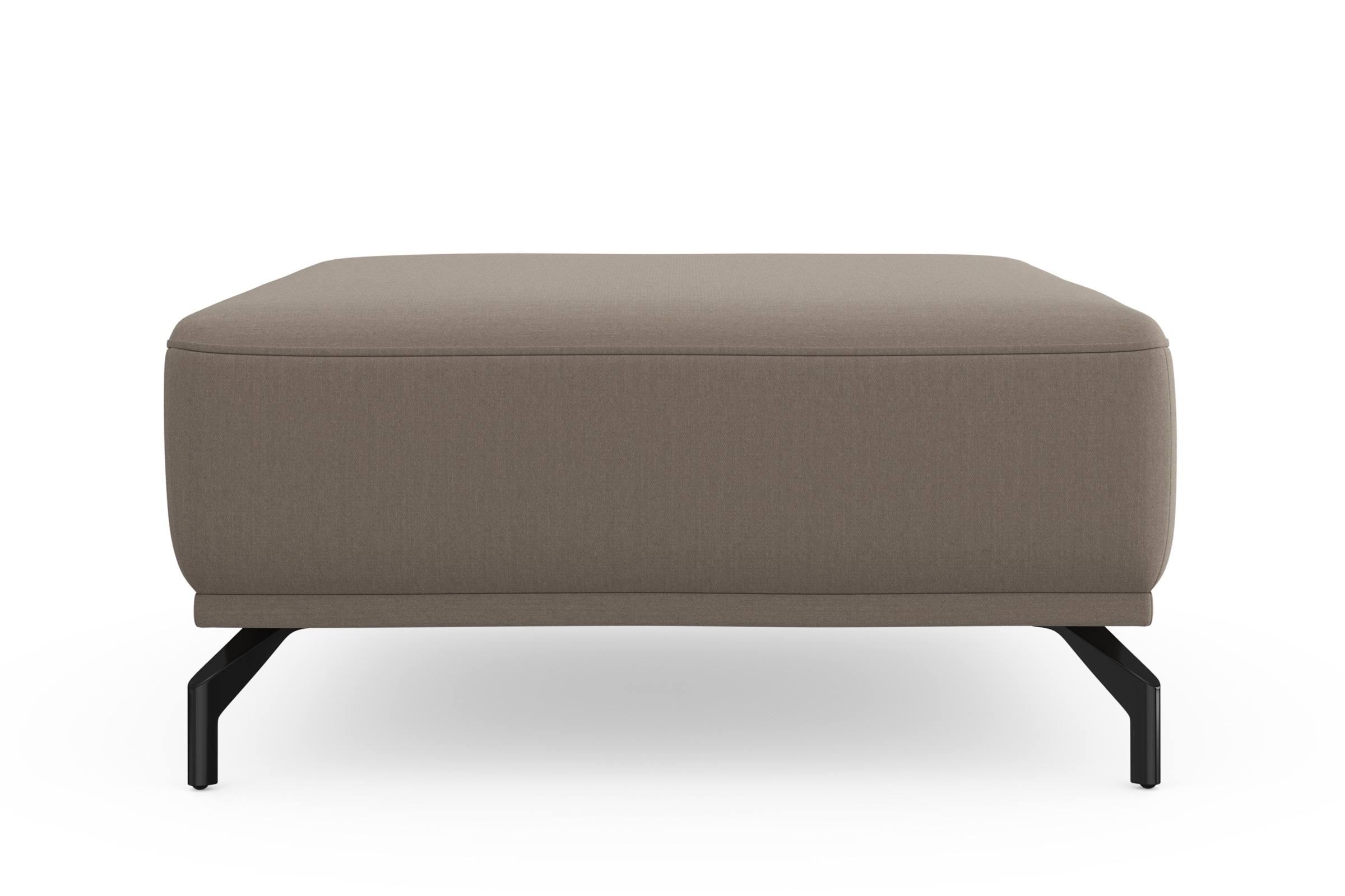 sit&more Hocker »Bailando«, mit Federkern und schwarzen, matten Metallfüssen