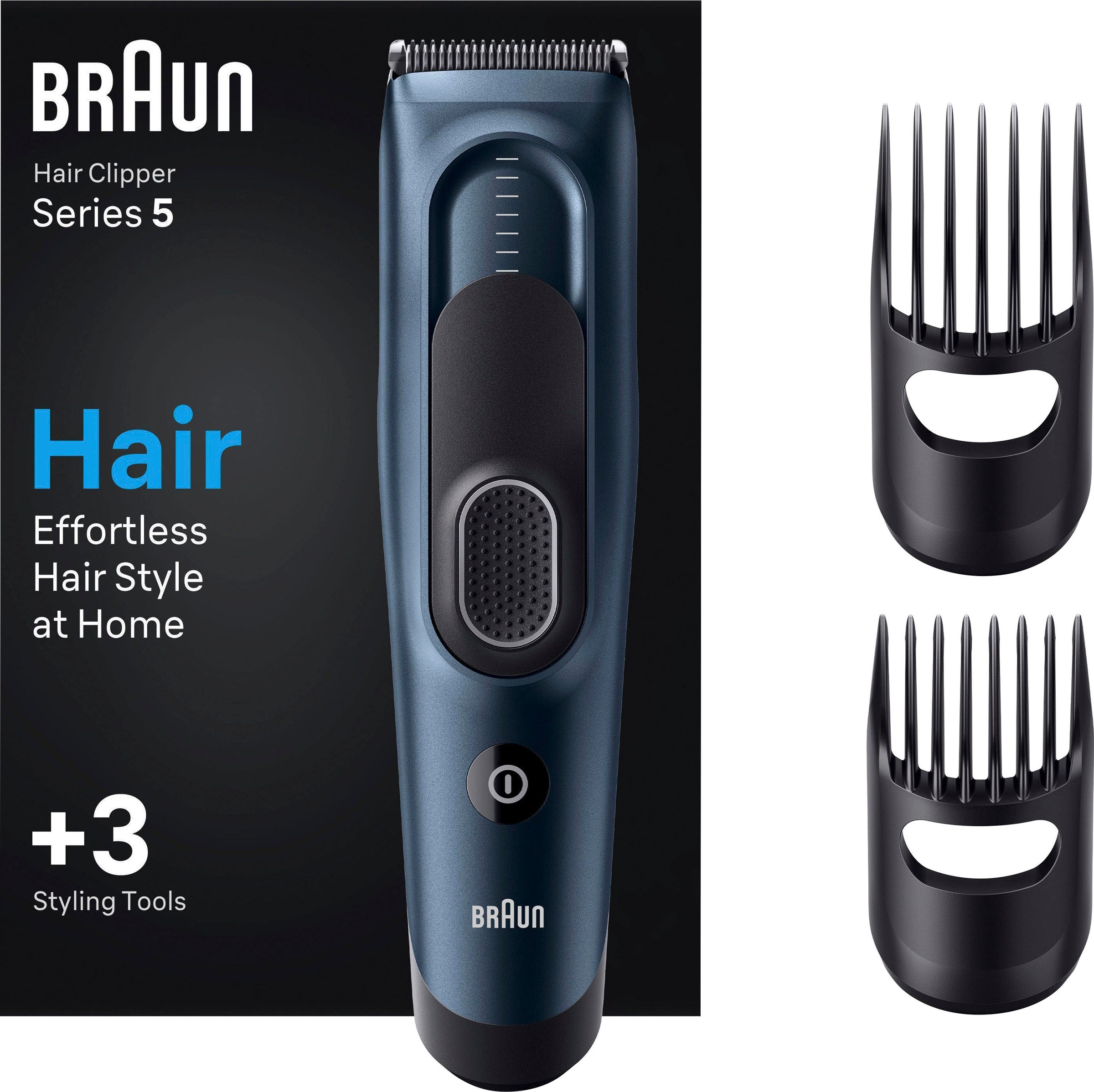 Braun Haarschneider »Haarschneider HC5350«, 2 Aufsätze, 17 Längeneinstellungen, Abwaschbar