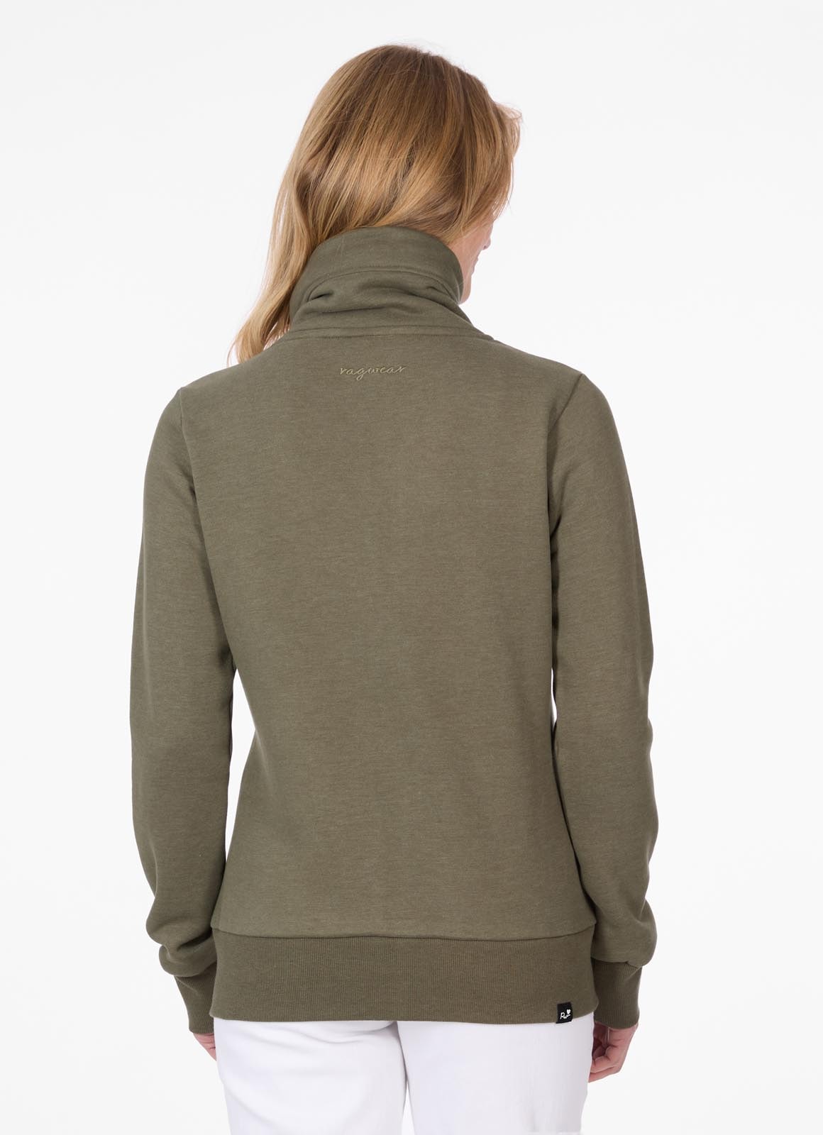Ragwear Veste sweat »RONETTE« brushed, in super softer Qualität, unifarbene Optik, mit Stehkragen